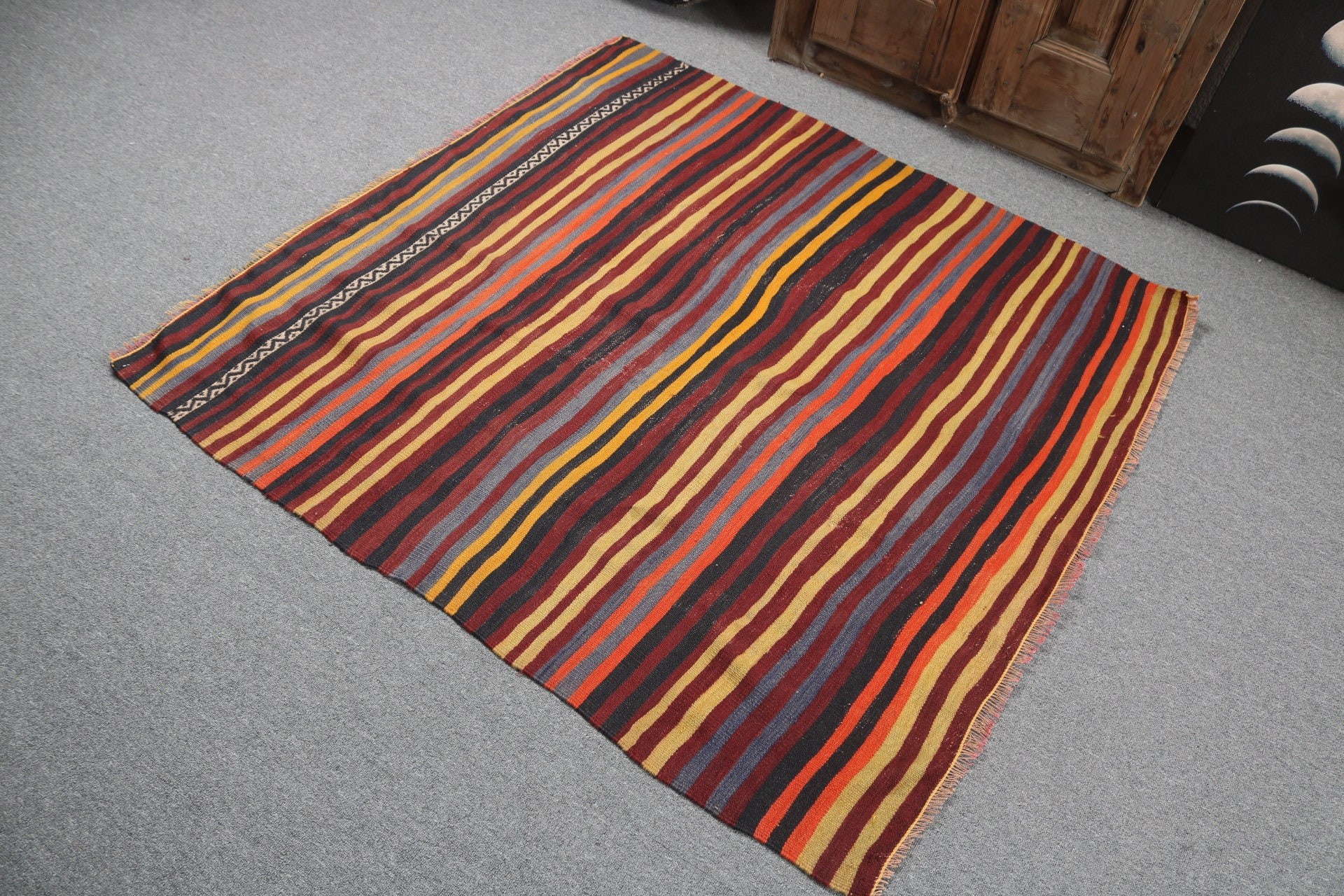 Kilim, Pembe Havalı Halılar, Kapı Paspası Halısı, 3,3x4,5 ft Küçük Halı, Vintage Halı, El Yapımı Halılar, Havalı Halı, Türk Halısı, Küçük Alan Halısı, Oushak Halıları