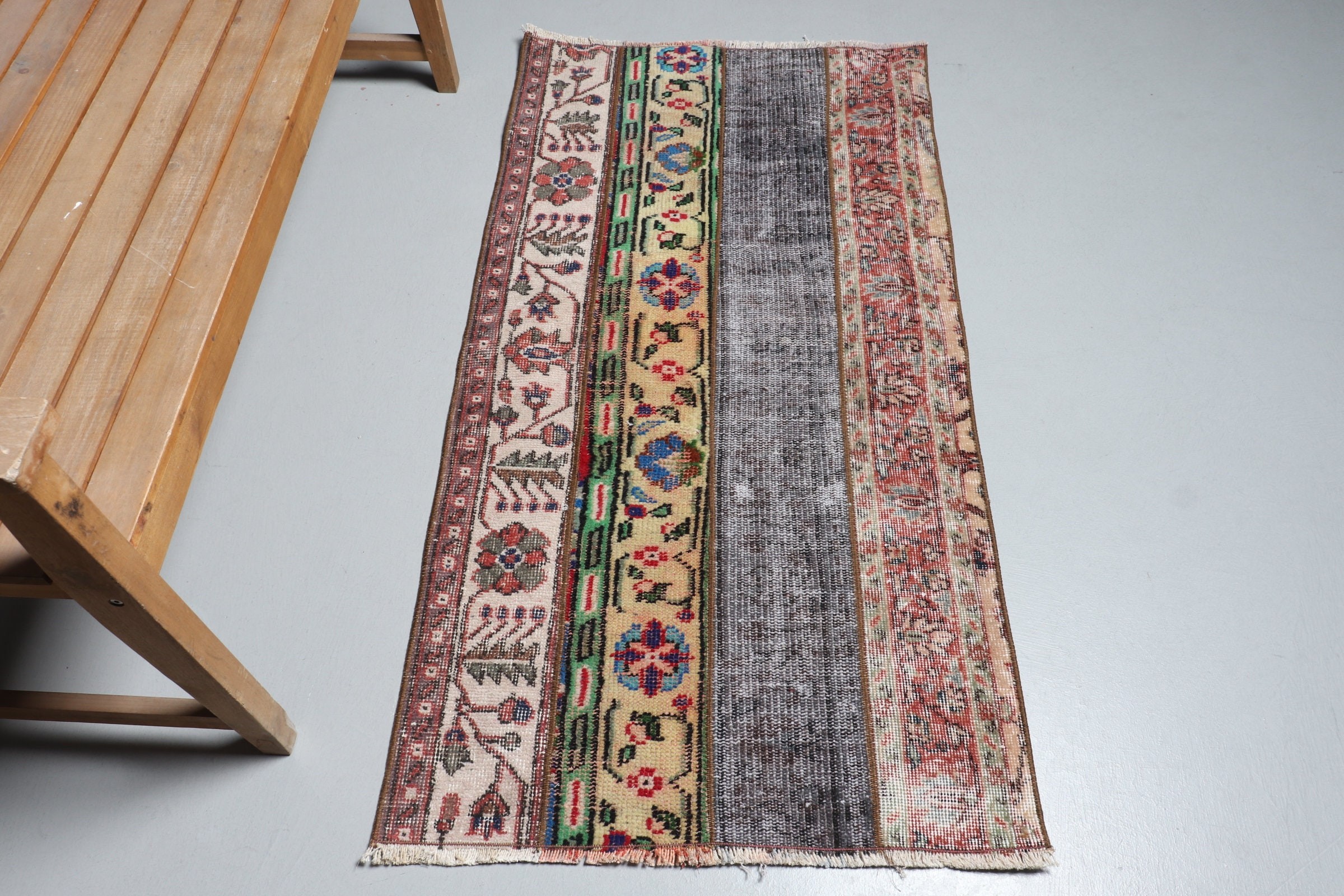 Duvara Asılı Halılar, Gri Oryantal Halılar, Vintage Halılar, Giriş Halıları, Fas Halısı, Kabile Halısı, 2,4x4,7 ft Küçük Halı, Oryantal Halı, Türk Halısı