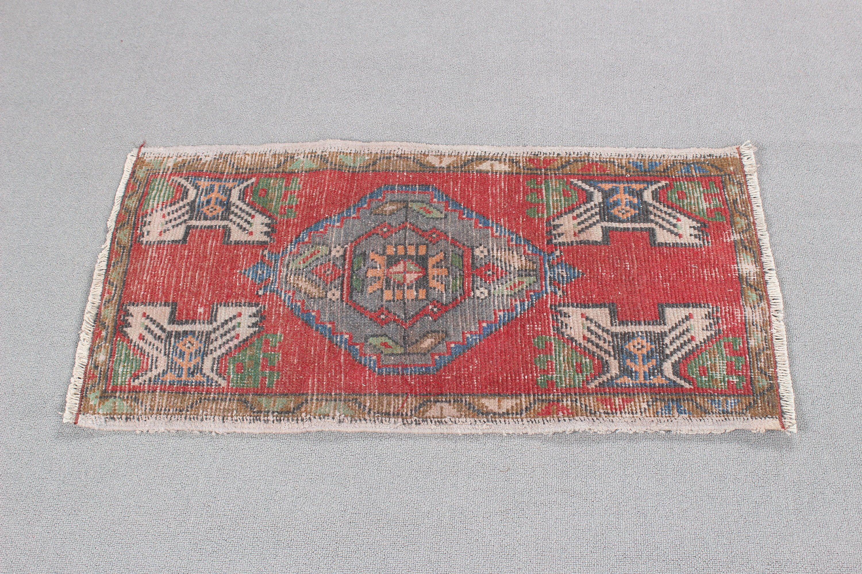 Yatak Odası Halısı, 1.6x2.9 ft Küçük Halı, Çocuk Odası Halıları, Türk Halısı, Araba Paspas Halısı, Vintage Halı, Gri Geometrik Halı, Mutfak Halısı, Nötr Halı