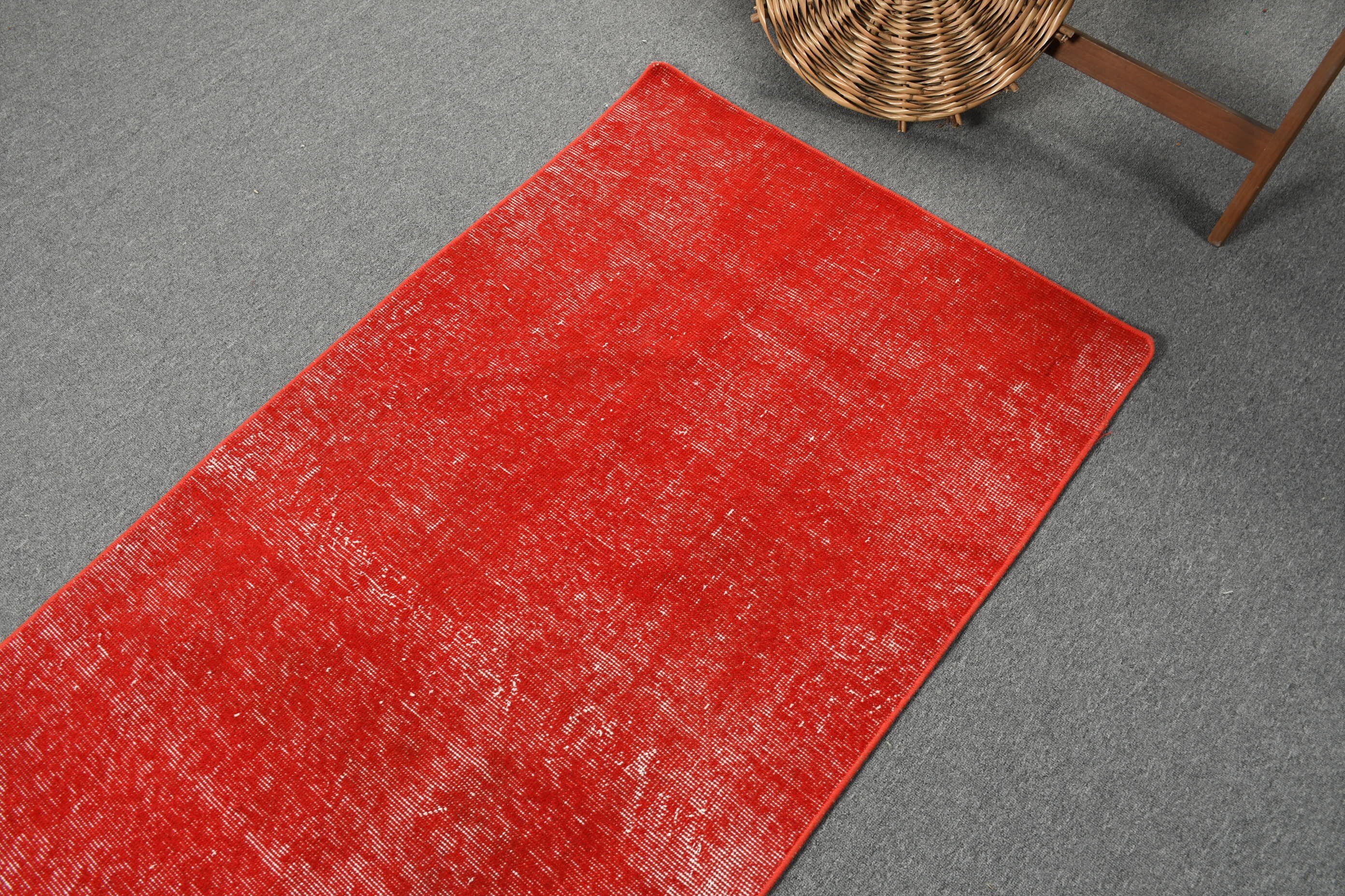 Entry Rugs, Red Home Decor Rug, Vintage Rug, Rugs for Bedroom, Art Rugs, Oriental Rug, 2.8x6.1 ft Accent Rugs, Kitchen Rugs, Turkish Rug