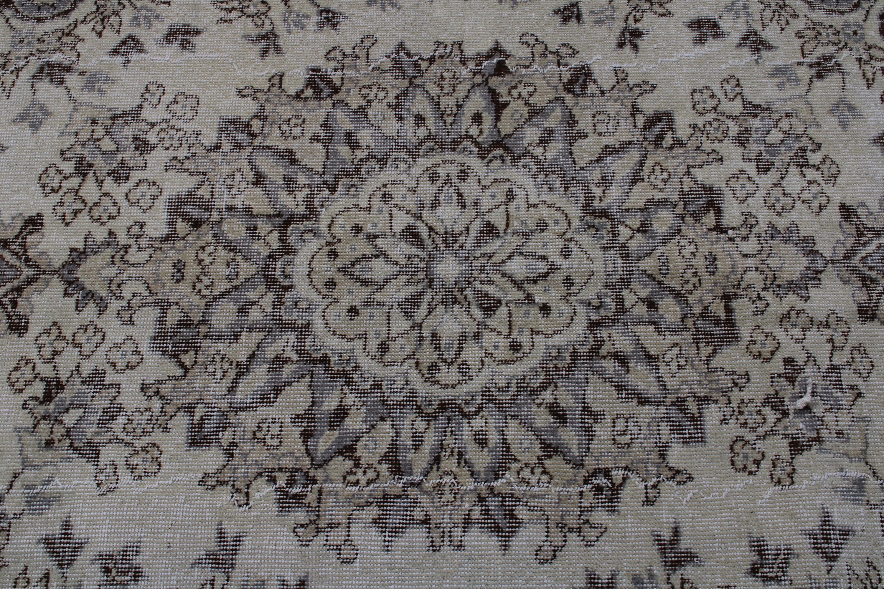 Geometrik Halılar, 5.6x9.4 ft Büyük Halılar, Bej Oushak Halı, Büyük Oushak Halı, Boho Halı, Türk Halıları, Organik Halılar, Vintage Halılar, Salon Halıları