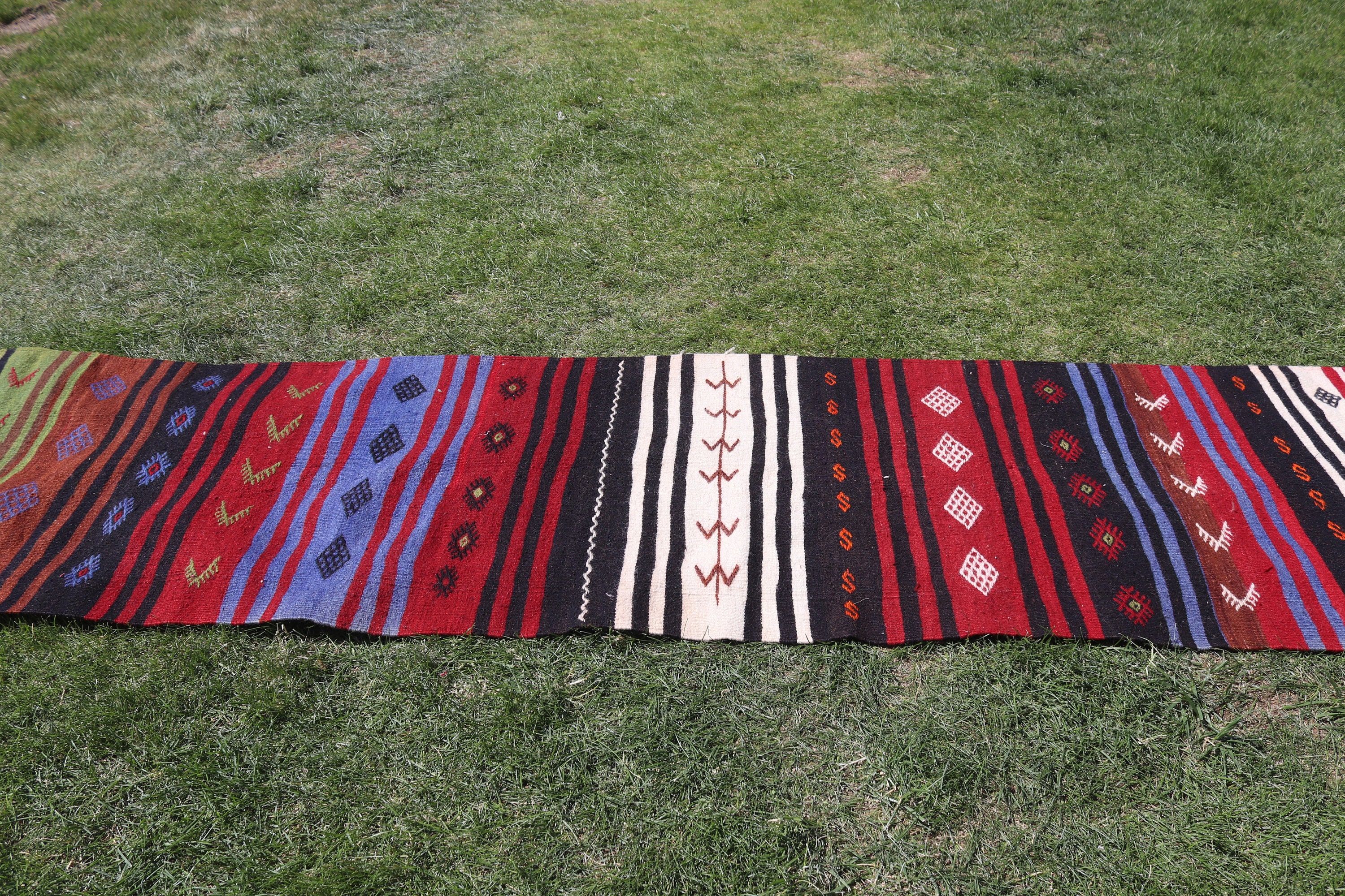 Kırmızı Ev Dekorasyonu Halıları, Vintage Halılar, Koridor Halıları, Boho Halısı, Havalı Halılar, 2.4x12.4 ft Runner Halıları, Türk Halısı, Nötr Halılar, Merdiven Halısı, Kilim