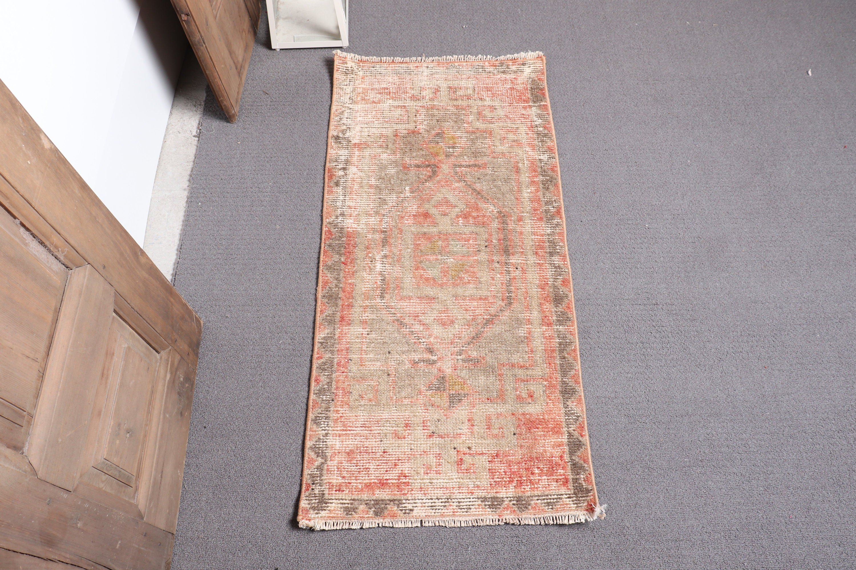 1.5x3.1 ft Küçük Halılar, Turuncu Fas Halısı, Duvara Asılı Halılar, Ev Dekorasyonu Halısı, Mutfak Halıları, Araba Paspas Halıları, Vintage Halı, Türk Halısı