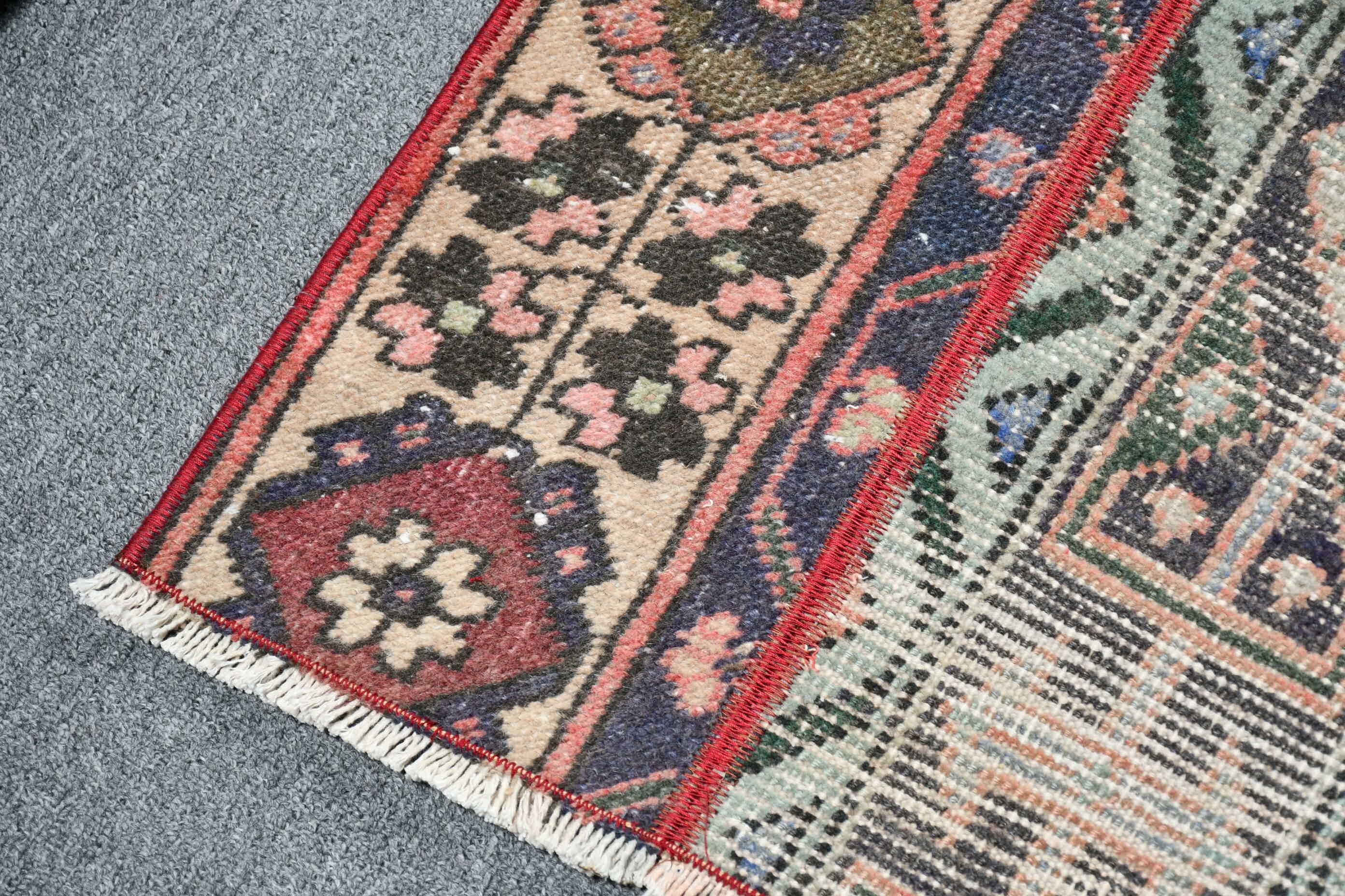 Beige  2.1x2.9 ft Small Rugs, Rugs for Door Mat, Turkish Rugs, Wool Rug, Moroccan Rugs, Vintage Rug, Bath Rug, Entry Rugs