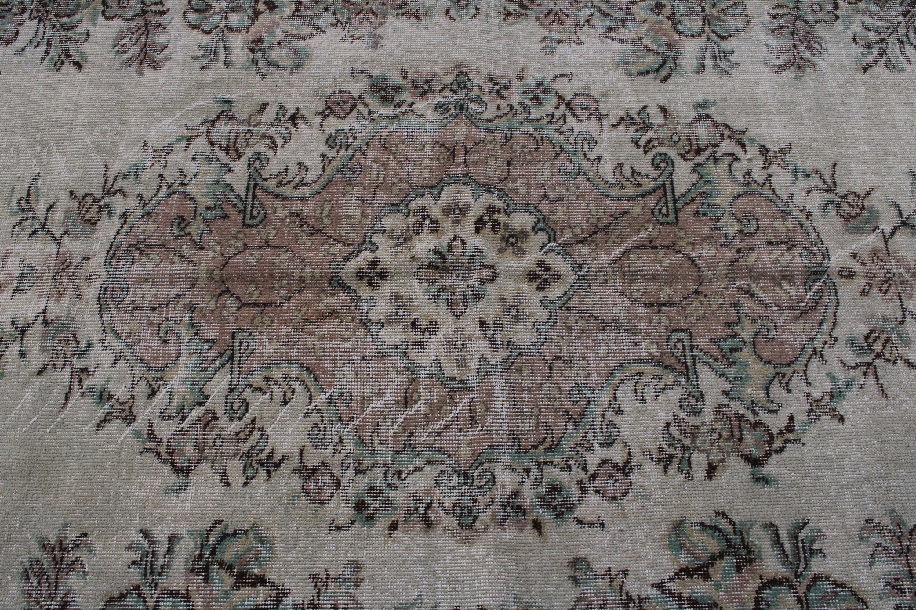 5.8x8.8 ft Büyük Halılar, Kahverengi Soğuk Halı, Oturma Odası Halıları, Vintage Halılar, Türk Halıları, Fas Halısı, Anadolu Halıları, Dış Mekan Halısı, Salon Halısı