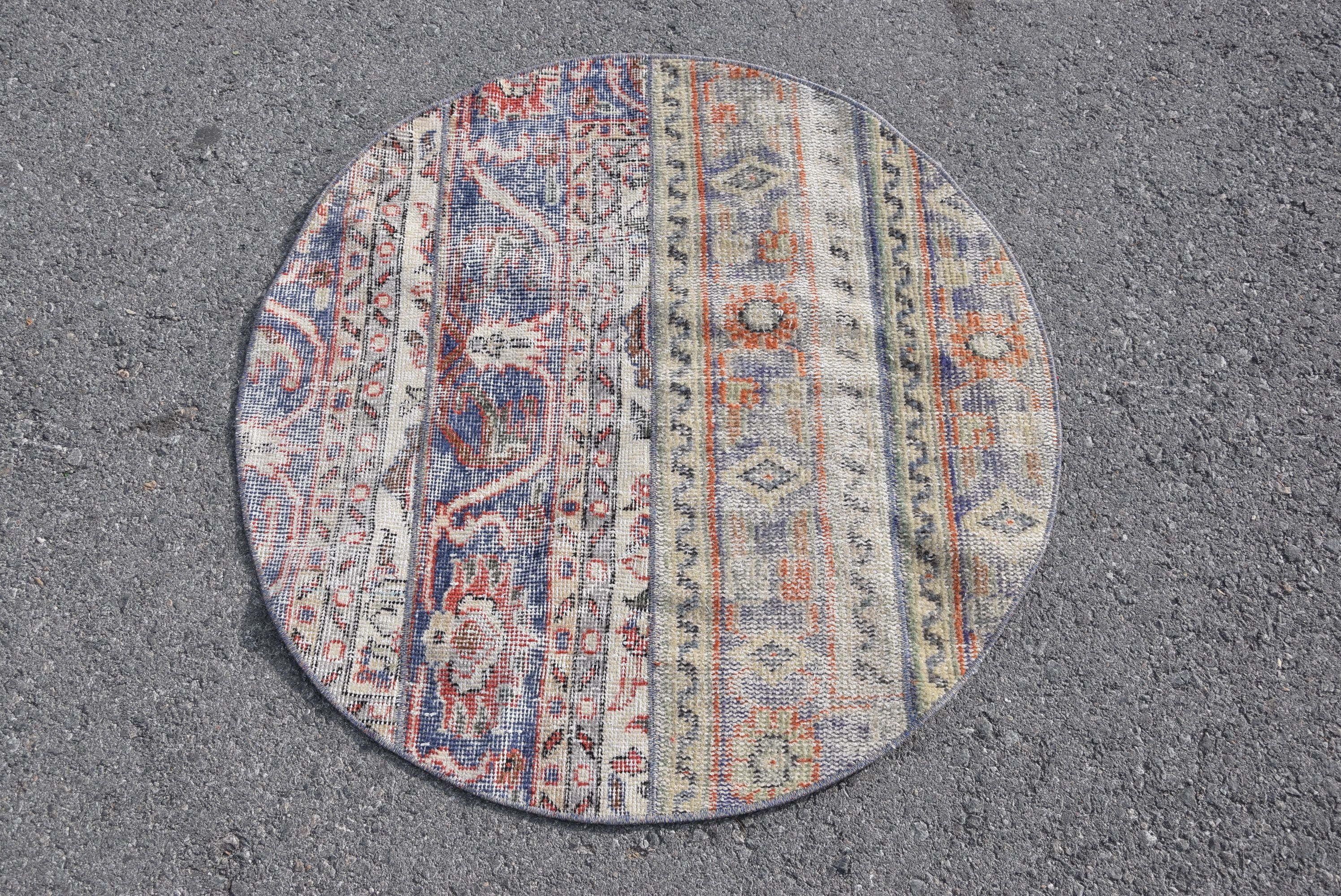 Giriş Halısı, Yün Halı, Sanat Halısı, 3x3 ft Küçük Halılar, Çocuk Halıları, Türk Halısı, Mavi Mutfak Halısı, Vintage Halı, Çocuk Odası Halıları