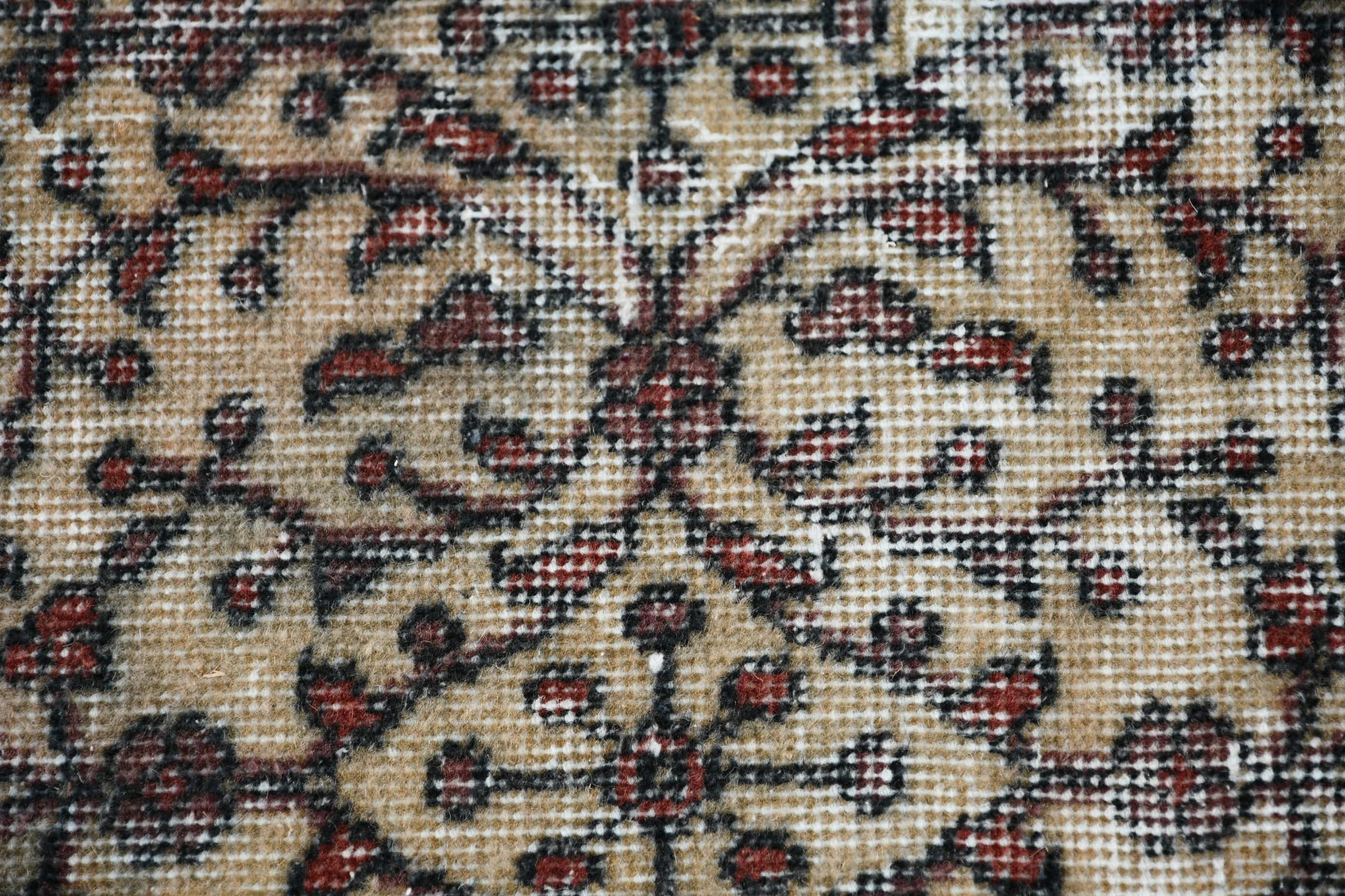 Floor Rugs, 3.7x6.7 ft Area Rug, Purple Kitchen Rug, Rugs for Dining Room, Anatolian Rugs, Vintage Rugs, Turkish Rugs, Dining Room Rugs