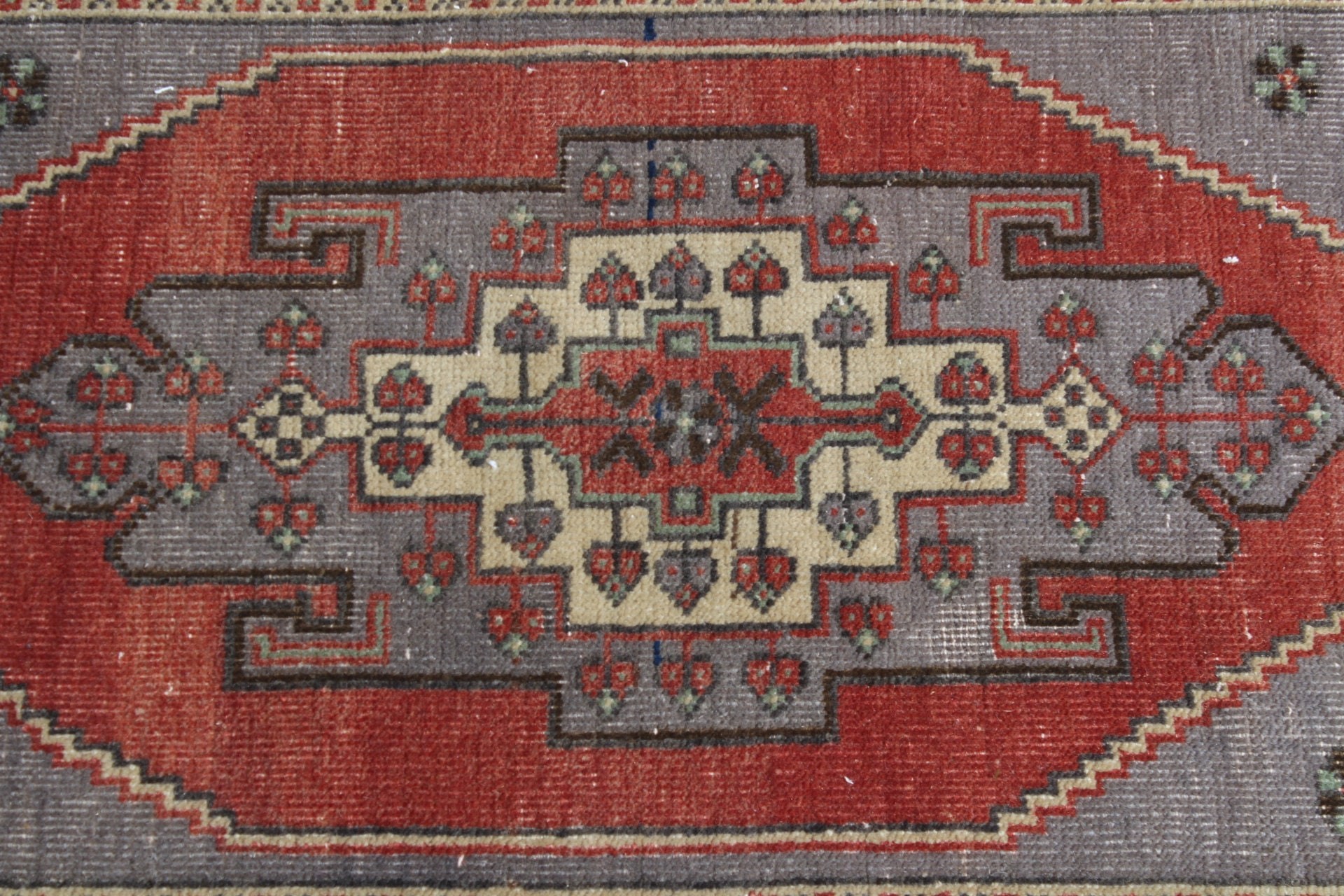 Oushak Rug, Vintage Rug, Nursery Rug, Car Mat Rugs, Turkish Rugs, Old Rug, Red Wool Rug, Kitchen Rugs, 1.7x3.4 ft Small Rug, Rugs for Bath