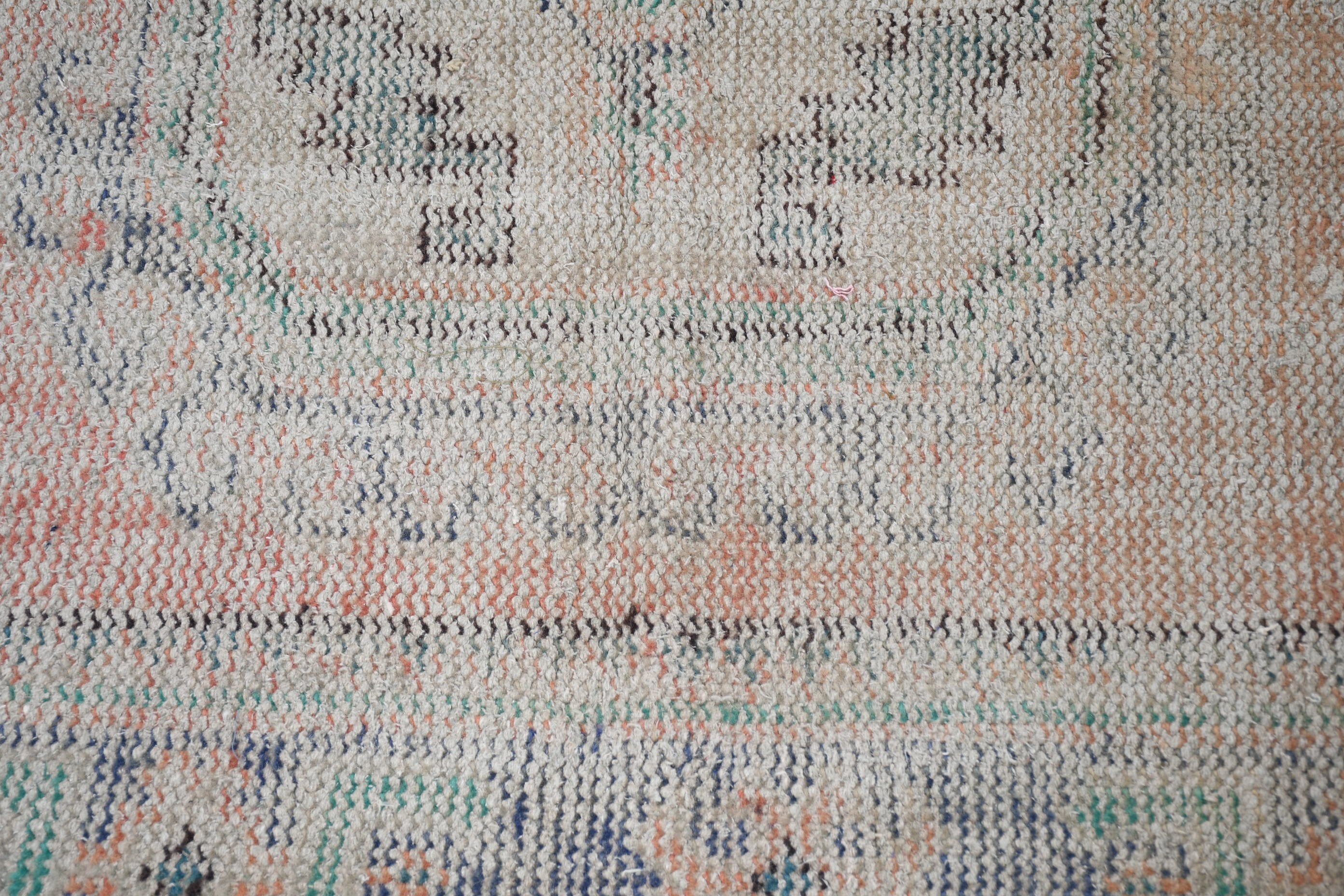 Pastel Rug, Bedroom Rug, Antique Rugs, 2x3.9 ft Small Rug, Turkish Rugs, Orange Oriental Rugs, Wall Hanging Rug, Vintage Rugs, Kitchen Rugs