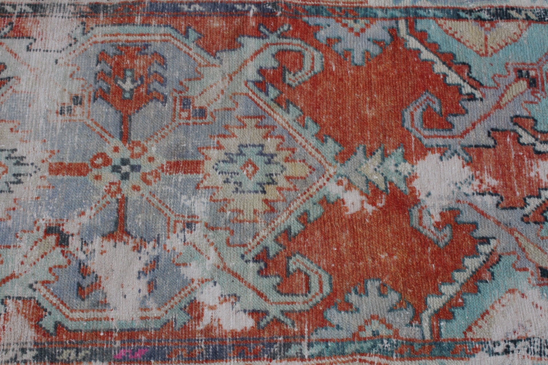 Orange Anatolian Rugs, Turkish Rugs, Vintage Rug, Home Decor Rugs, Cool Rugs, Door Mat Rugs, Retro Rug, Kitchen Rug, 2.4x3.3 ft Small Rug