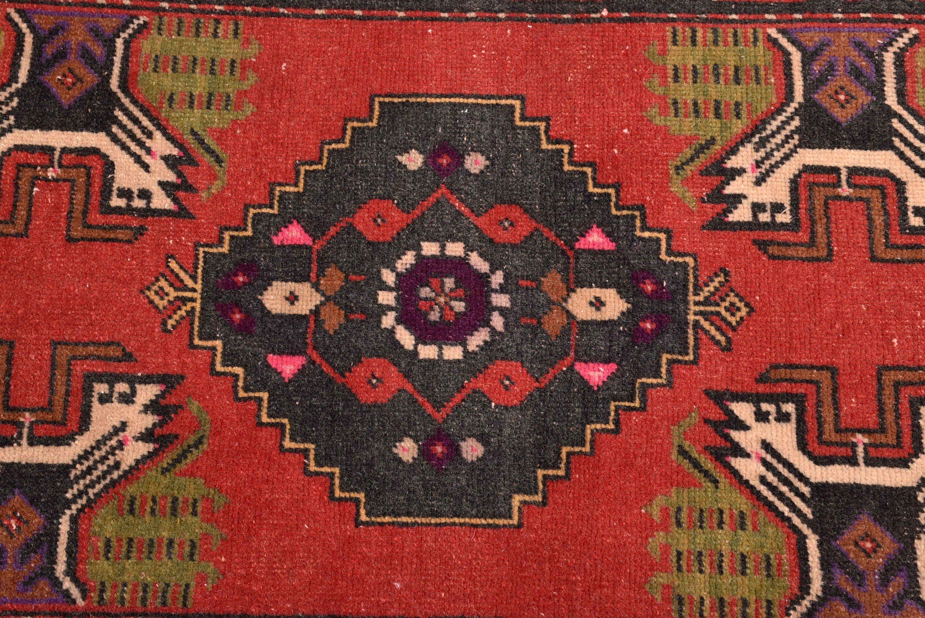 Yatak Odası Halıları, 1.8x3.3 ft Küçük Halı, Çocuk Halıları, Vintage Halı, Boho Halıları, Kırmızı Mutfak Halıları, Türk Halısı, Geometrik Halı, Paspas Halıları