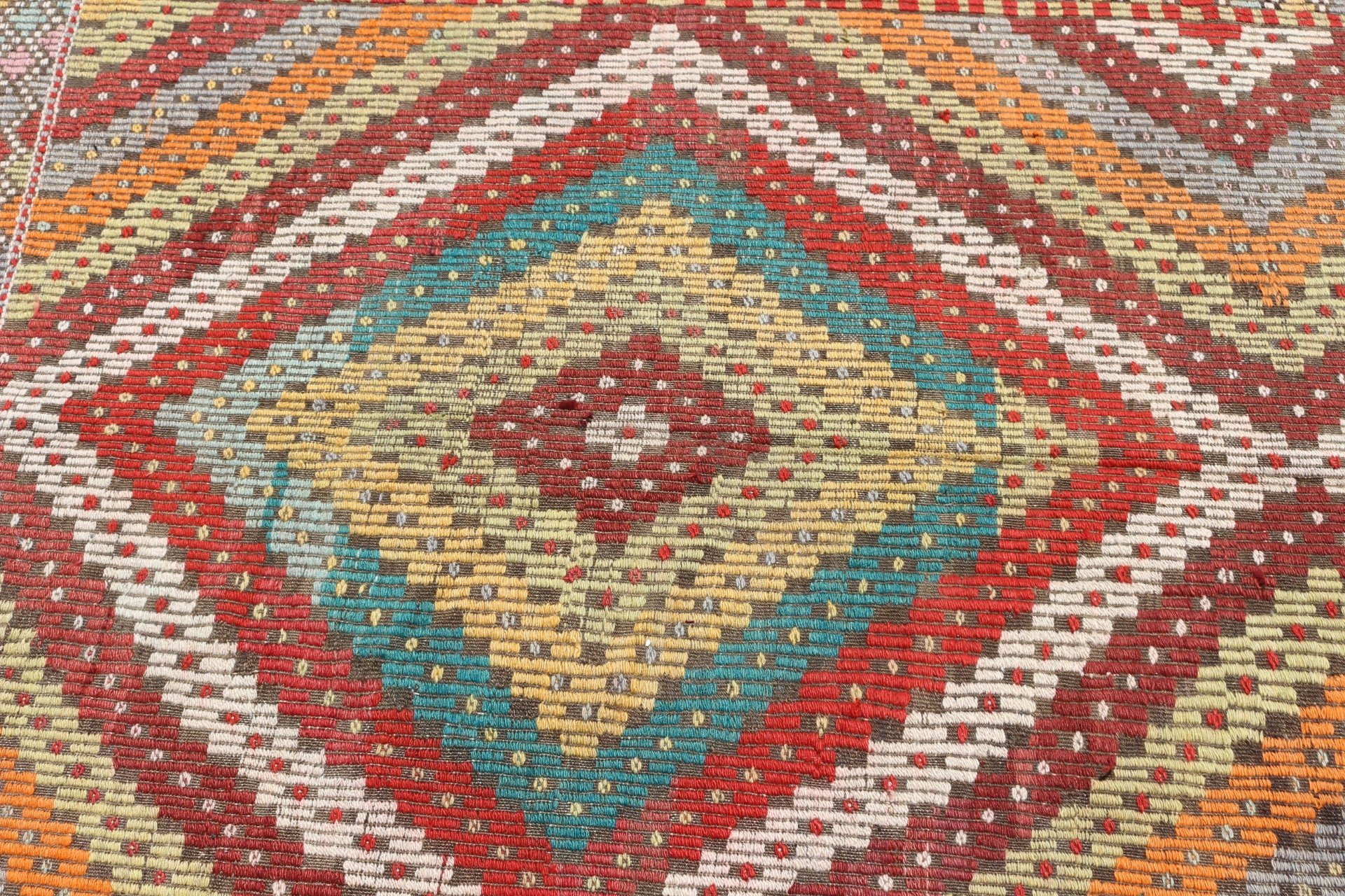 Oryantal Halı, Oturma Odası Halısı, Antika Halı, 5.2x10.3 ft Büyük Halı, Yemek Odası Halısı, Türk Halısı, Kilim, Kırmızı Yer Halısı, Vintage Halı