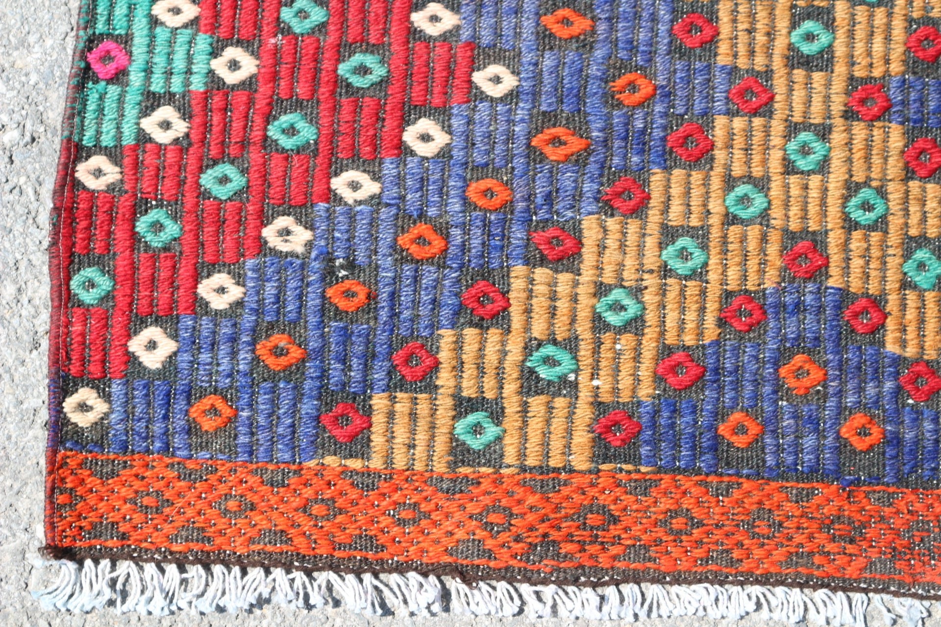 Giriş Halısı, 2,5x4,7 ft Küçük Halı, Giriş Halıları, Antika Halılar, Mavi Soğuk Halı, Soğuk Halı, Vintage Halı, Mutfak Halısı, Türk Halısı, Kilim