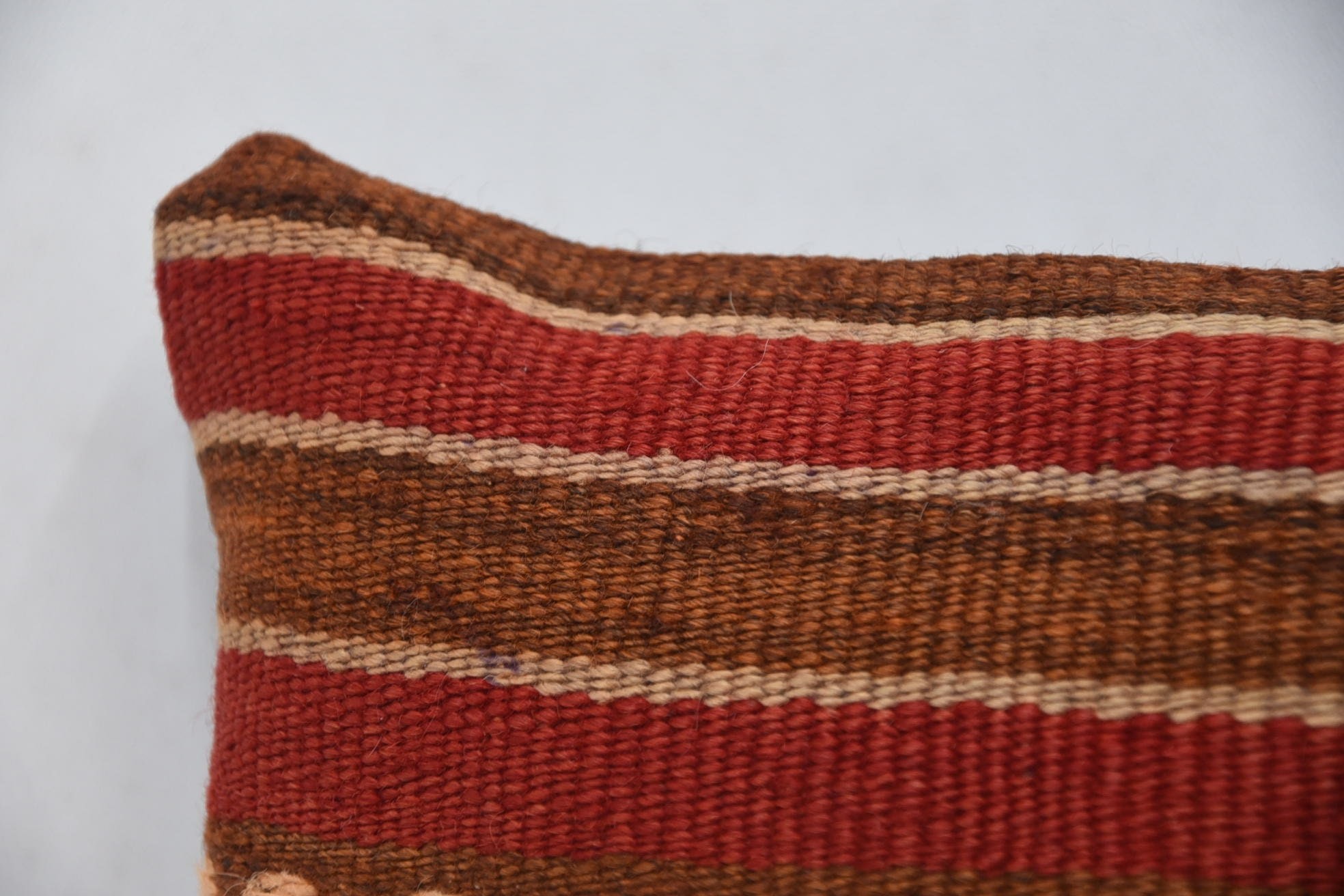 Vintage Yastık, Türk Kilim Yastık, Kanepe Yastık, Evcil Hayvan Yastık Kılıfı, Aztek Yastık, 12"x12" Kırmızı Yastık Kılıfı, Çiftlik Evi Minder Kılıfı