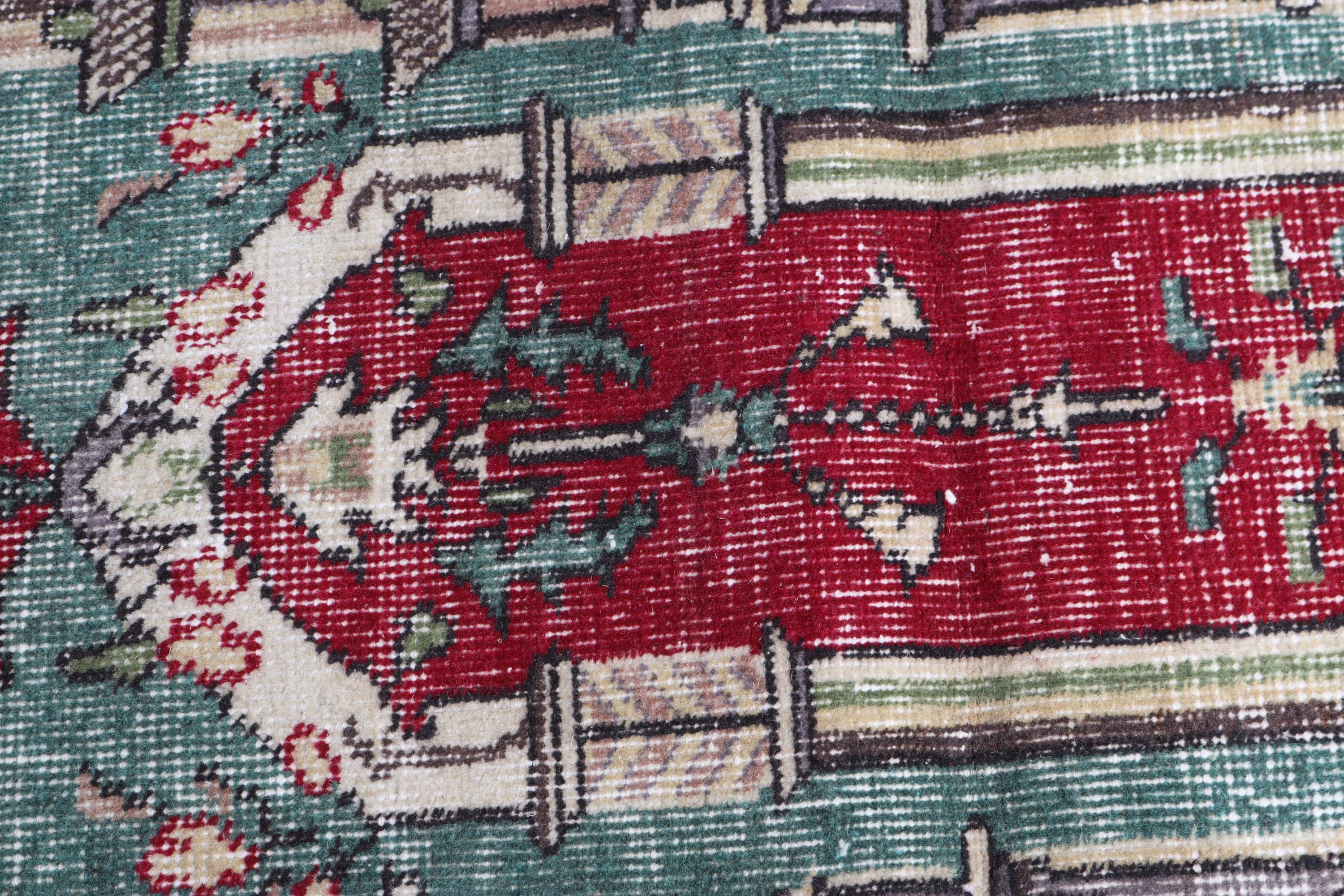 Vintage Rugs, Floor Rugs, Green  2.5x3.7 ft Small Rugs, Turkish Rugs, Bath Rugs, Kitchen Rugs, Small Vintage Rugs, Modern Rug