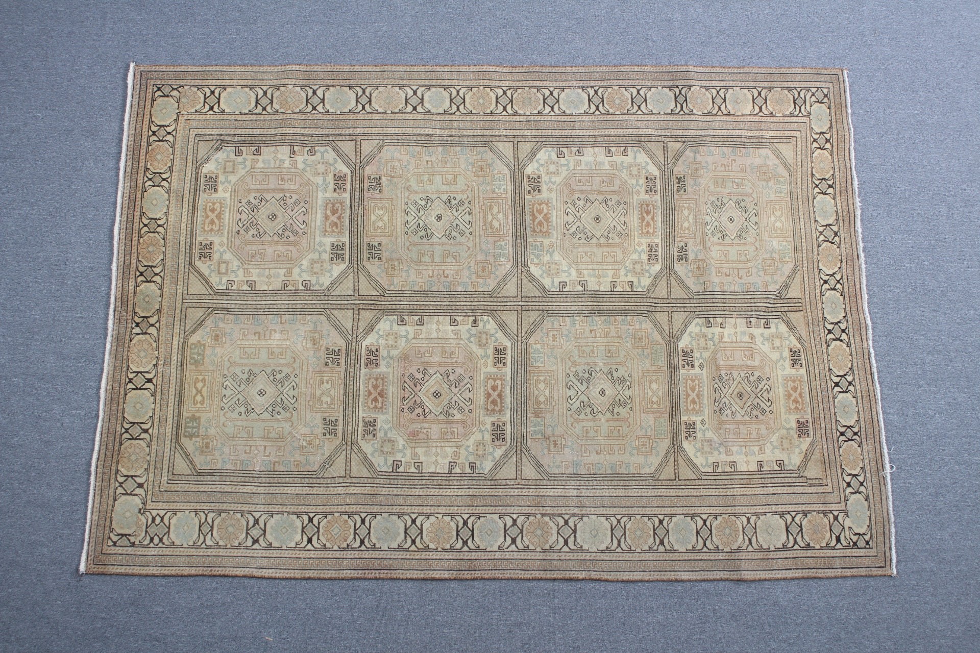 4.9x7 ft Area Rug, Living Room Rug, Bedroom Rugs, Brown Anatolian Rugs, Nursery Rug, Nomadic Rug, Vintage Rugs, Turkish Rugs