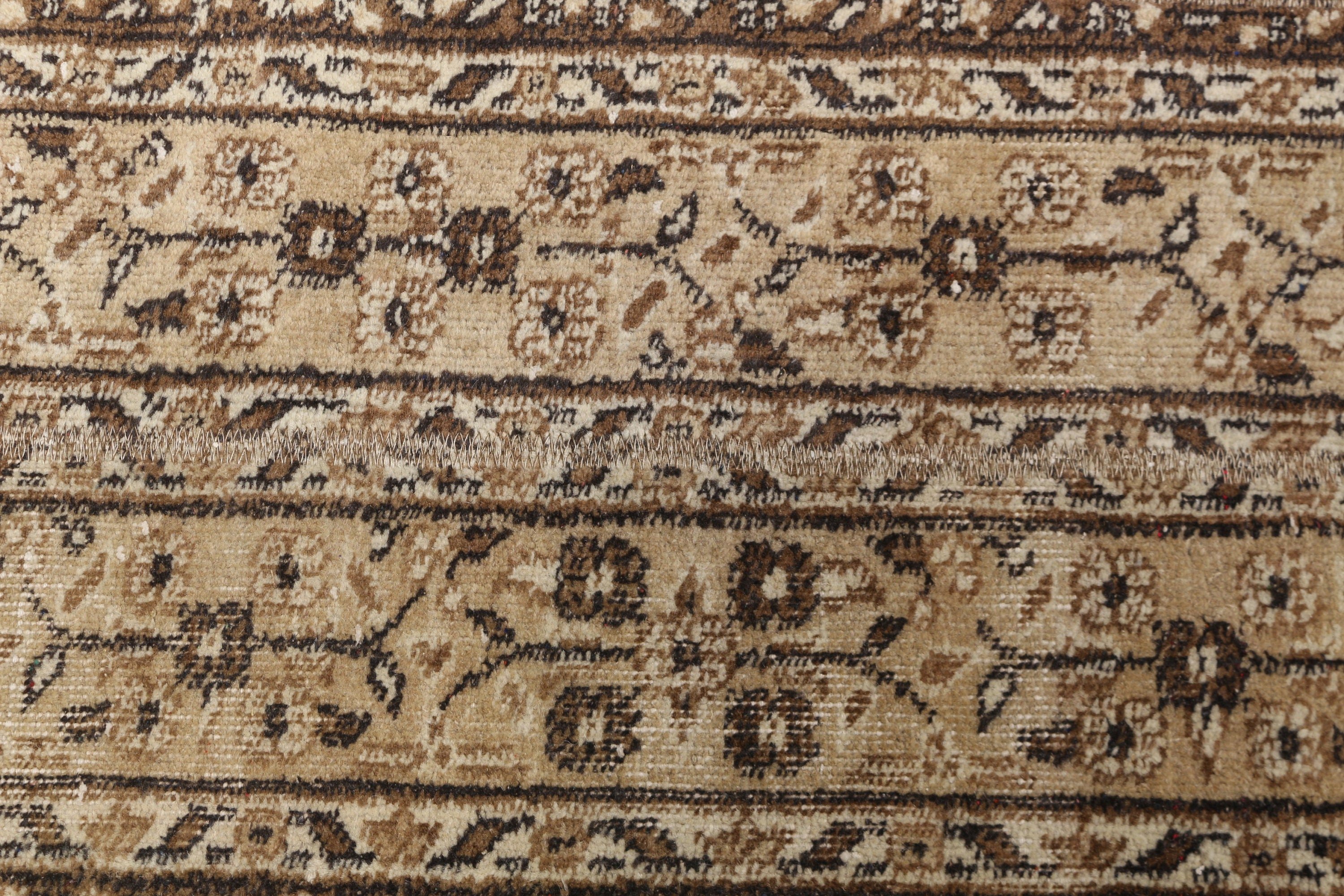 Mutfak Halısı, Vintage Halı, Bej Oryantal Halı, Anadolu Halısı, Koridor Halısı, Türk Halıları, 1.5x7.5 ft Yolluk Halısı, Antika Halılar, El Dokuma Halı