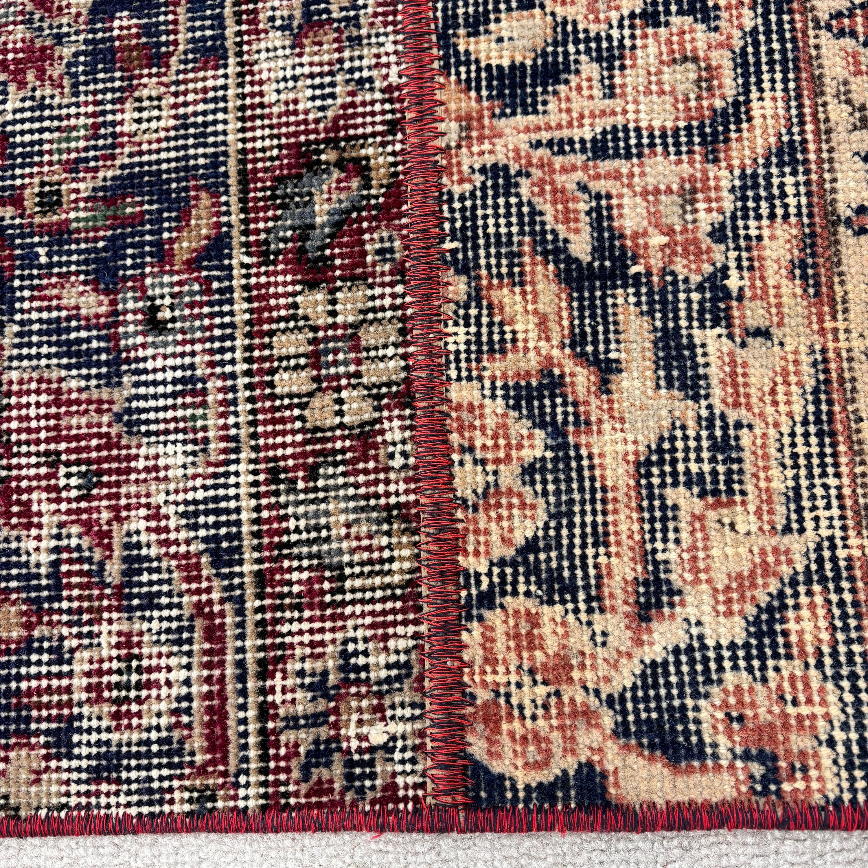 Vintage Accent Rugs, Blue  2.9x5.6 ft Accent Rug, Vintage Rug, Flatweave Rug, Turkish Rugs, Oriental Rug, Nursery Rugs