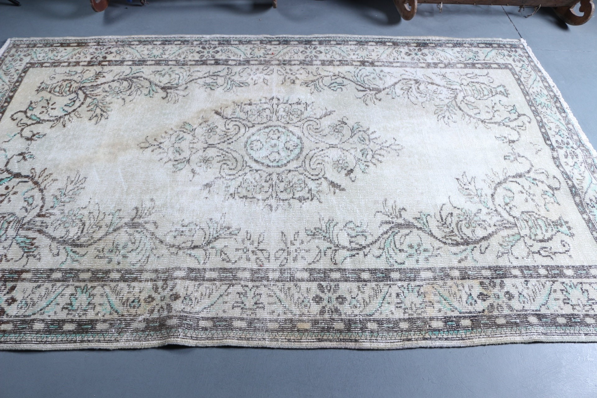 Ev Dekorasyonu Halıları, 5.4x8.5 ft Büyük Halı, Mutfak Halıları, Vintage Halı, Salon Halısı, Sevimli Halılar, Bej Mutfak Halıları, Türk Halıları, Oturma Odası Halısı