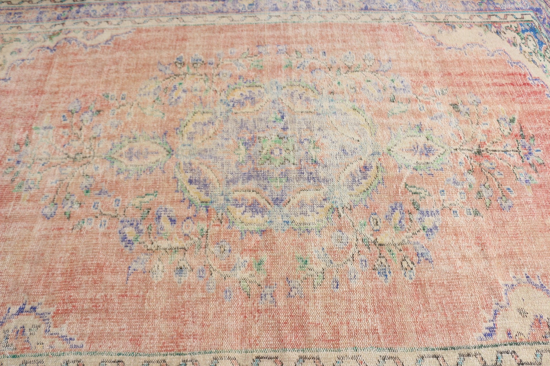 Turkish Rugs, Living Room Rug, Custom Rug, Antique Rugs, 6.2x9 ft Large Rugs, Red Oriental Rug, Bedroom Rug, Home Decor Rug, Vintage Rug