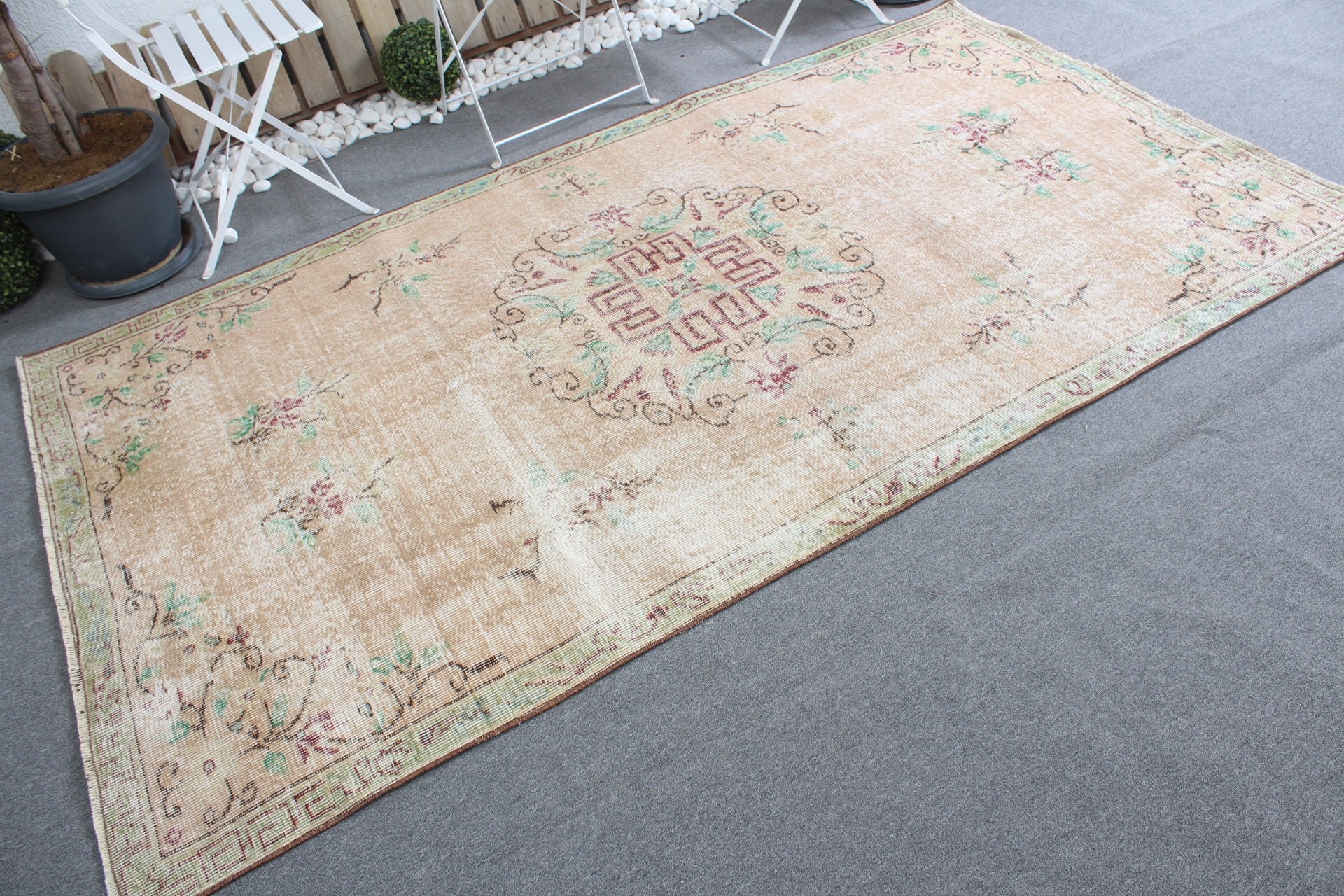 Bedroom Rug, Dining Room Rugs, Vintage Rugs, 4.8x8.5 ft Large Rugs, Brown Oriental Rugs, Salon Rug, Flatweave Rug, Turkish Rug, Wool Rug