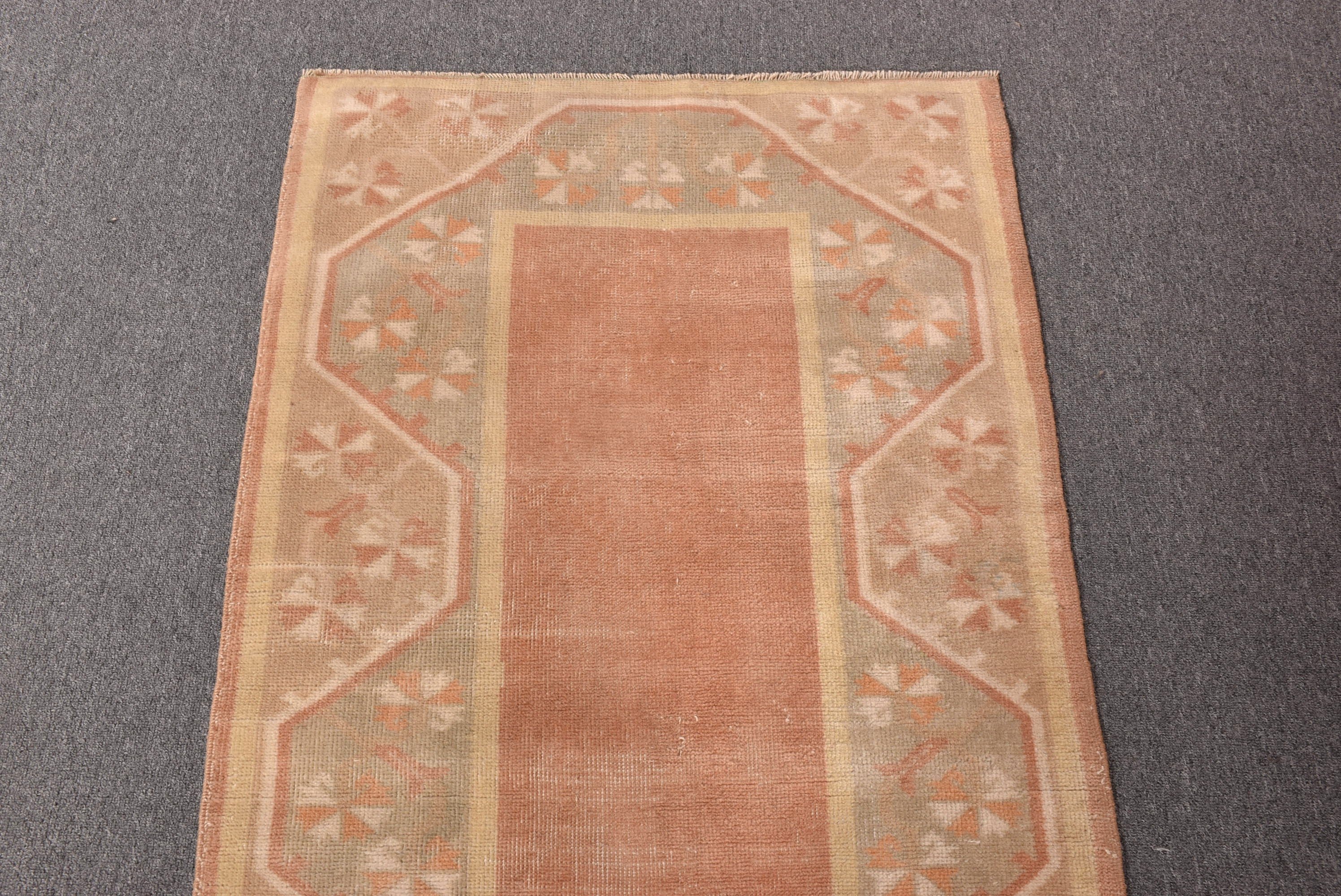 Vintage Halılar, Merdiven Halıları, Yeşil Antika Halı, Ev Dekorasyonu Halısı, 2.6x9.6 ft Runner Halısı, Antika Halı, Beni Ourain Runner Halıları, Türk Halıları