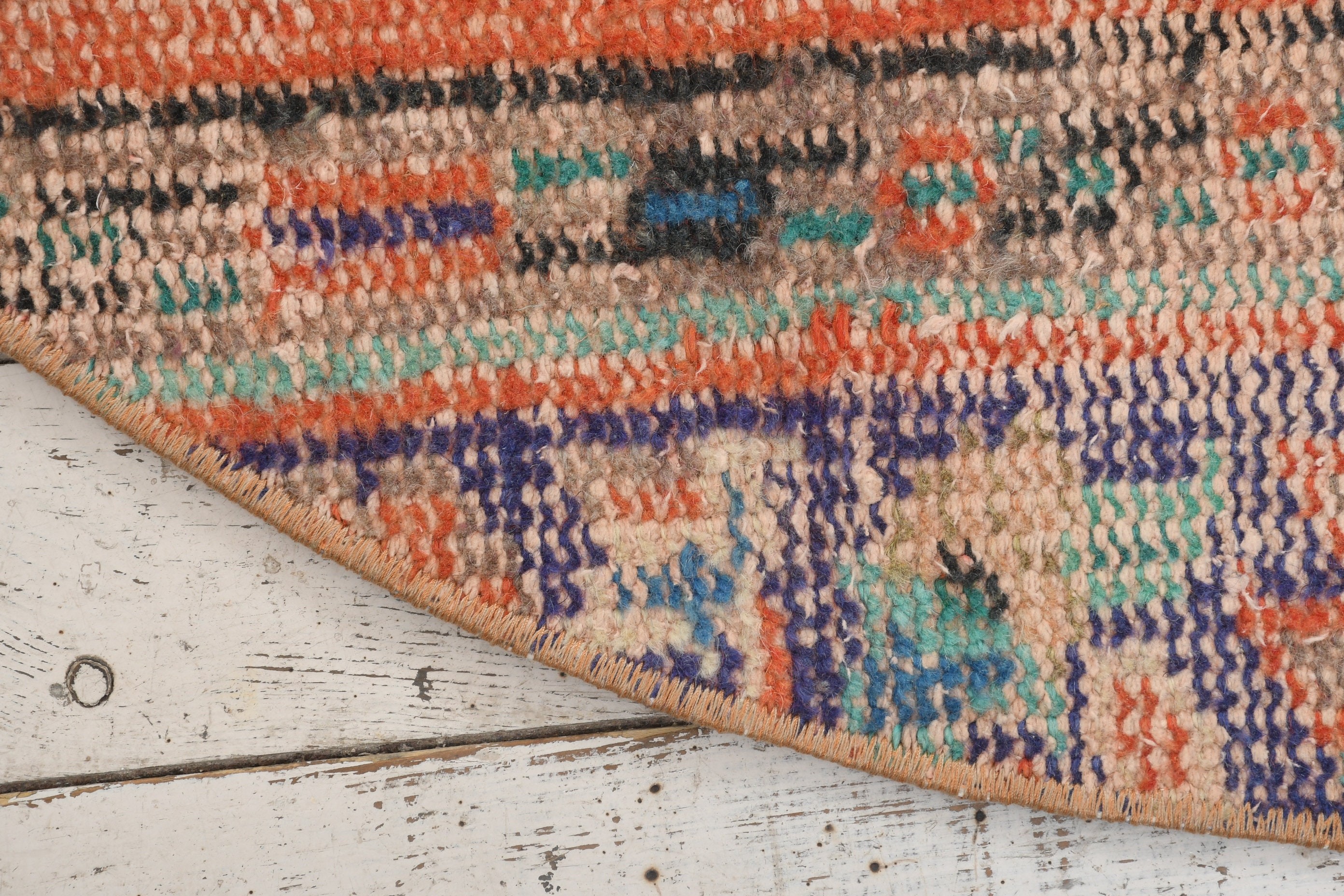 Wool Rugs, Vintage Rug, Bohemian Rug, Bedroom Rug, Wall Hanging Rugs, Turkish Rug, 3.2x3.2 ft Small Rugs, Anatolian Rug, Rugs for Door Mat