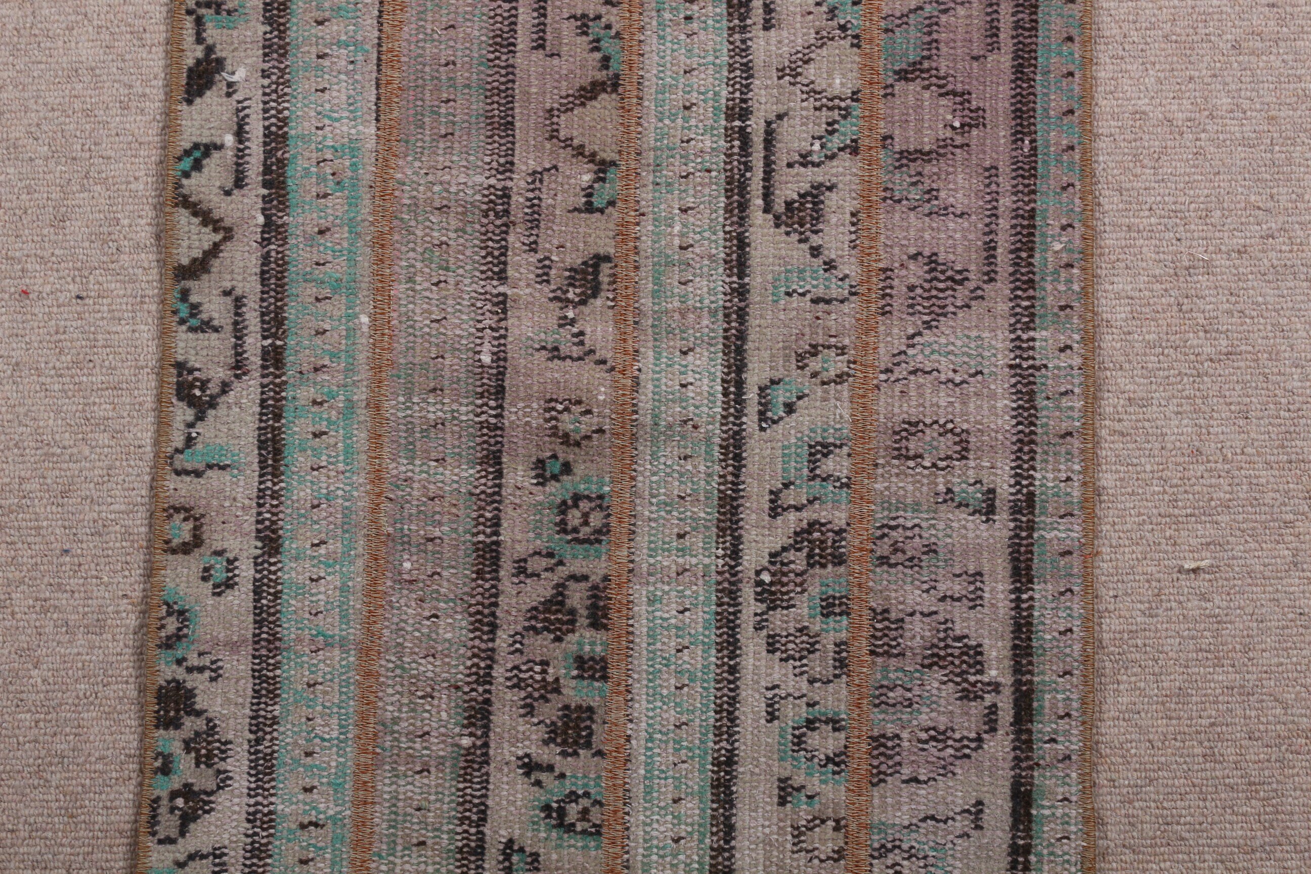 Floor Rug, Designer Rug, Gray  1.6x4.2 ft Small Rug, Turkish Rugs, Bath Rugs, Wall Hanging Rugs, Vintage Rug