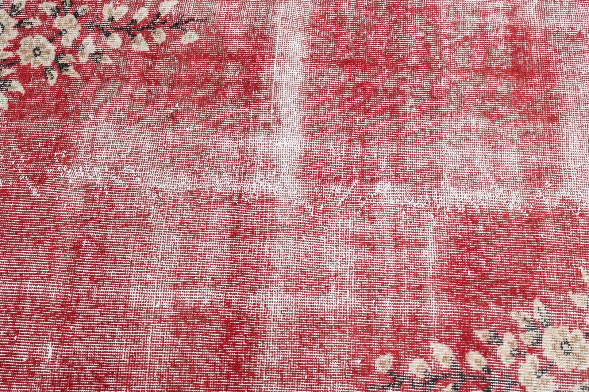 Red  2.9x5.9 ft Accent Rugs, Bedroom Rug, Home Decor Rug, Decorative Rugs, Turkish Rugs, Vintage Rug, Rugs for Decorative