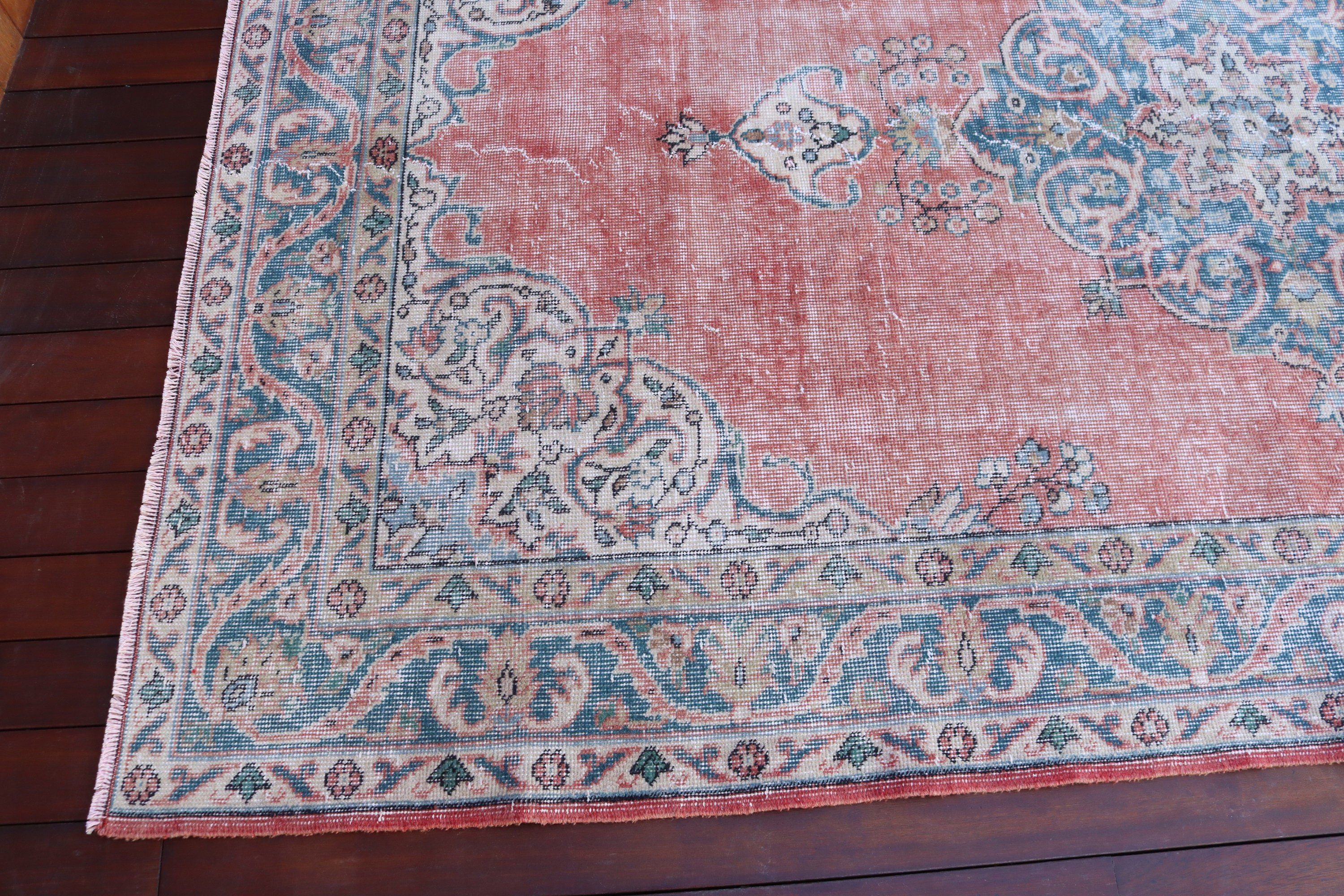 Büyük Vintage Halılar, 5.5x8.7 ft Büyük Halılar, Yatak Odası Halıları, Kırmızı Soğuk Halılar, Türk Halısı, Yer Halısı, Yemek Odası Halısı, Vintage Halı