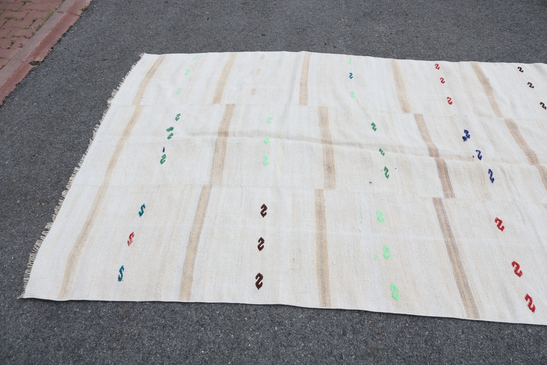 Rugs for Bedroom, Bright Rugs, Vintage Rug, Oriental Rug, Living Room Rugs, 5.3x12 ft Large Rug, Bedroom Rug, Turkish Rugs, Antique Rugs