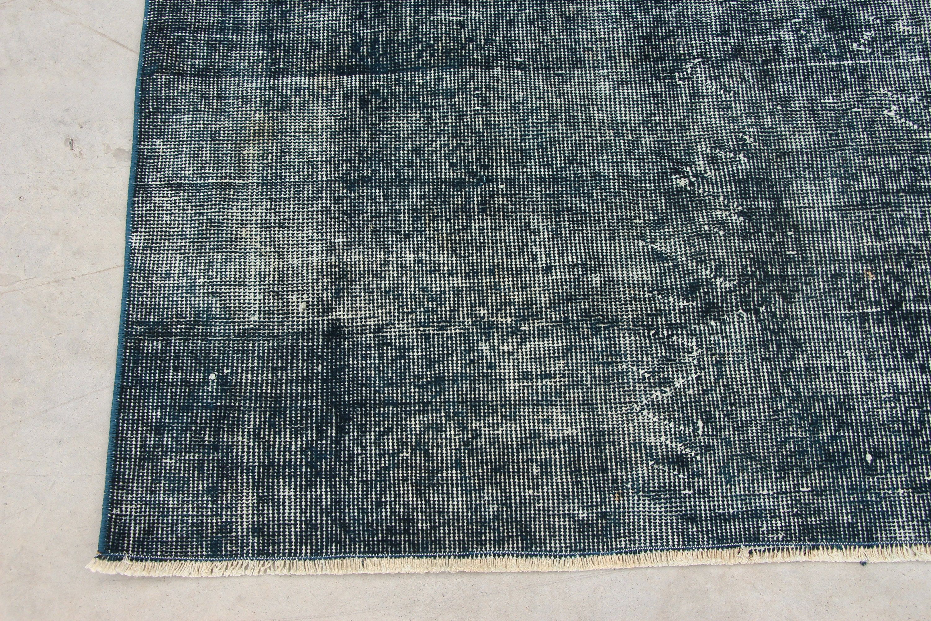 İç Mekan Halısı, Mutfak Halısı, Anadolu Halısı, Mavi 4.4x7.9 ft Alan Halısı, Yer Halısı, Vintage Halı, Türk Halısı, Estetik Halı