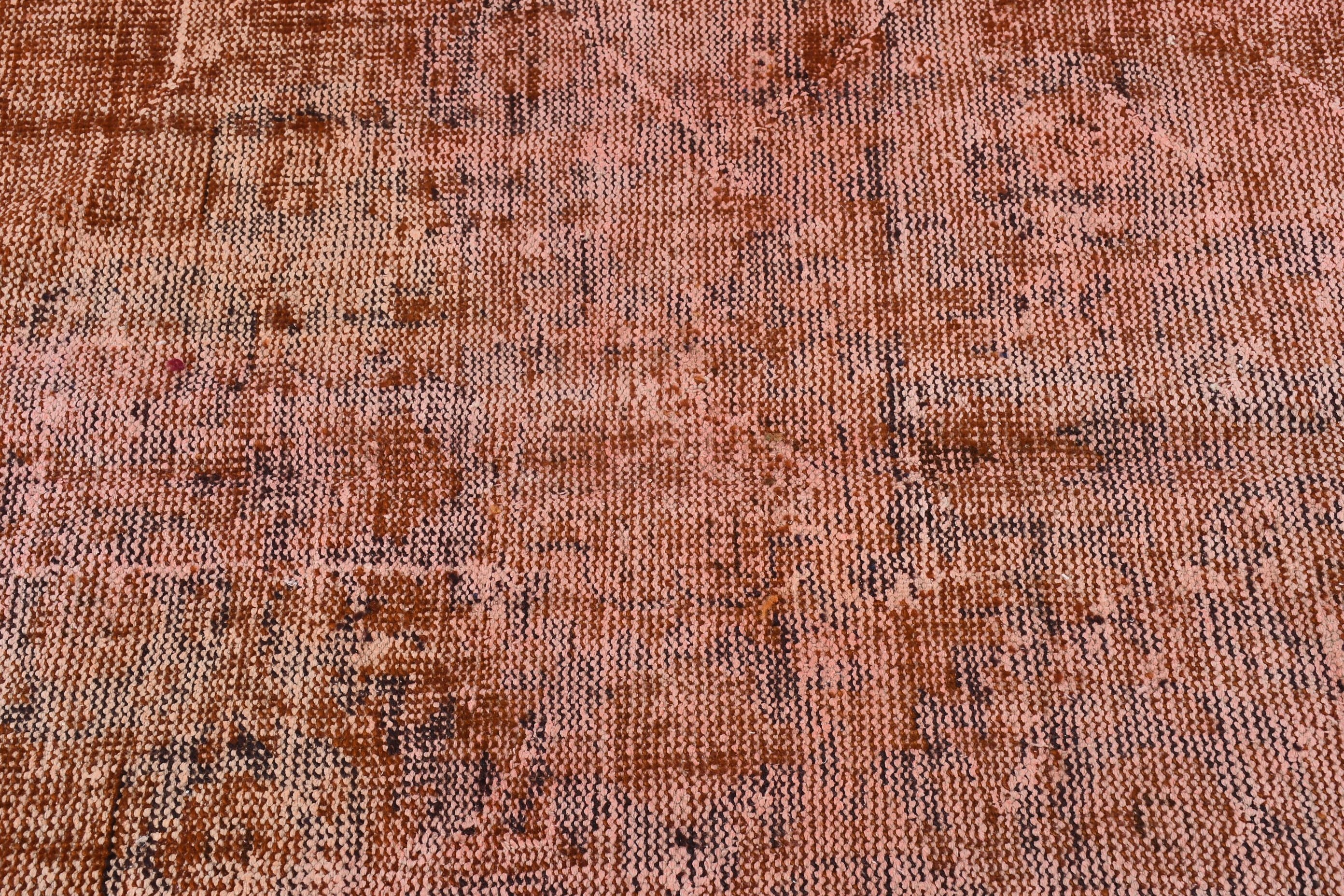 6.7x9.4 ft Large Rugs, Salon Rug, Flatweave Rug, Living Room Rug, Turkish Rugs, Outdoor Rug, Moroccan Rug, Orange Oushak Rugs, Vintage Rugs