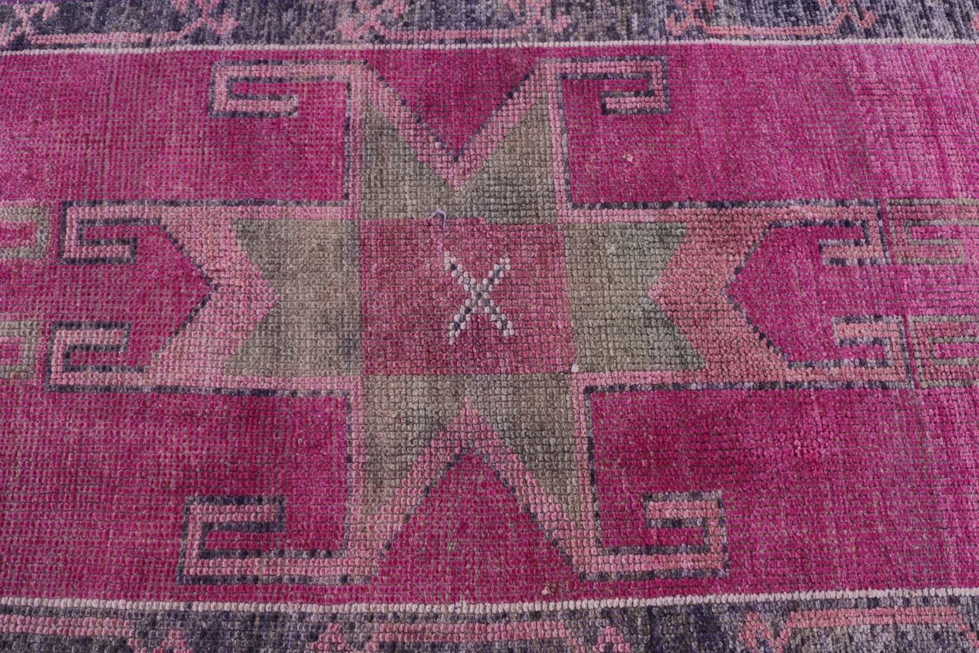 Vintage Halılar, Mutfak Halısı, Koridor Halısı, Yer Halısı, 2,9x11,3 ft Runner Halısı, Koridor Halısı, Mutfak Halıları, Türk Halısı, Pembe Mutfak Halısı