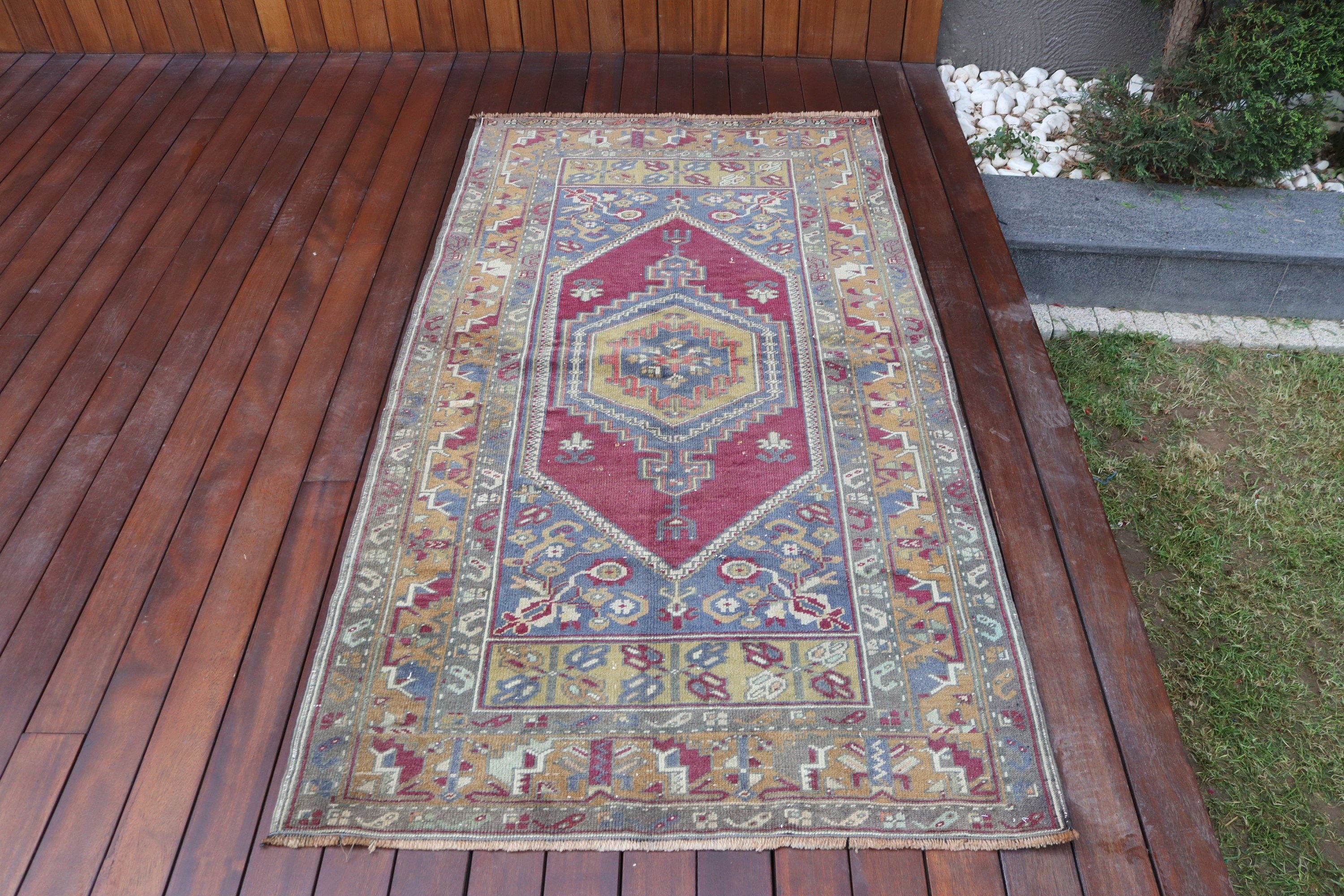 Türkiye Halıları, 3.3x6.2 ft Aksan Halıları, Dekoratif Halılar, Yeşil Soğuk Halı, Türk Halıları, Yatak Odası Halıları, Modern Halı, Vintage Halı, Lüks Halı