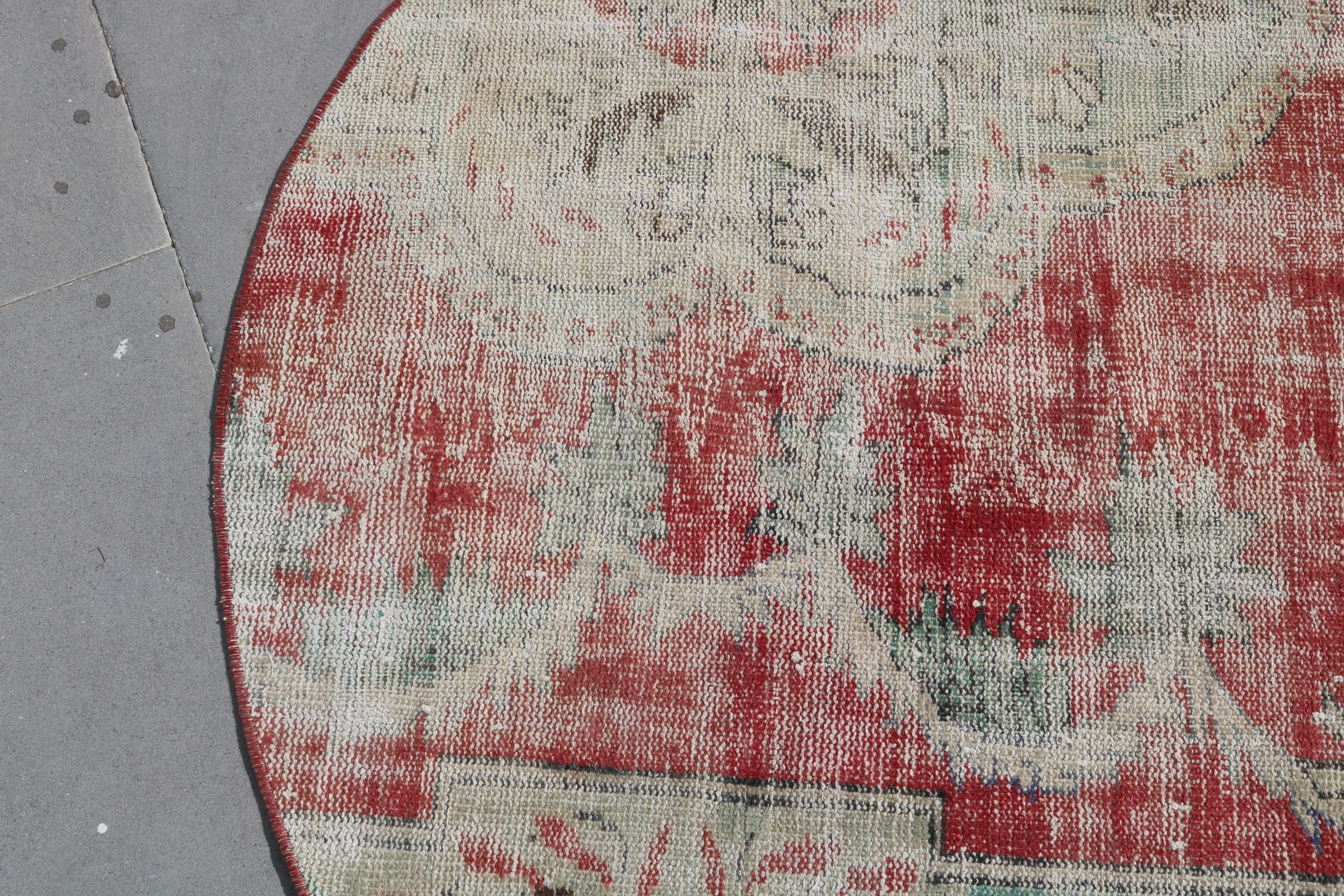 Rugs for Bedroom, 4.1x4.1 ft Accent Rug, Vintage Rug, Antique Rug, Nursery Rugs, Turkey Rug, Floor Rug, Entry Rugs, Turkish Rug, Cool Rugs