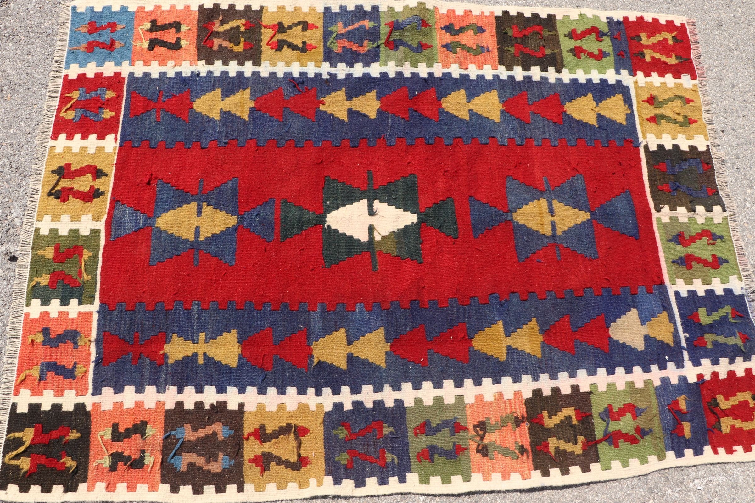 Kabile Halıları, 3,6x4,9 ft Accent Halı, Vintage Halı, Havalı Halı, Kilim, Fas Halısı, Kırmızı Oryantal Halı, Yatak Odası Halısı, Mutfak Halıları, Türk Halısı