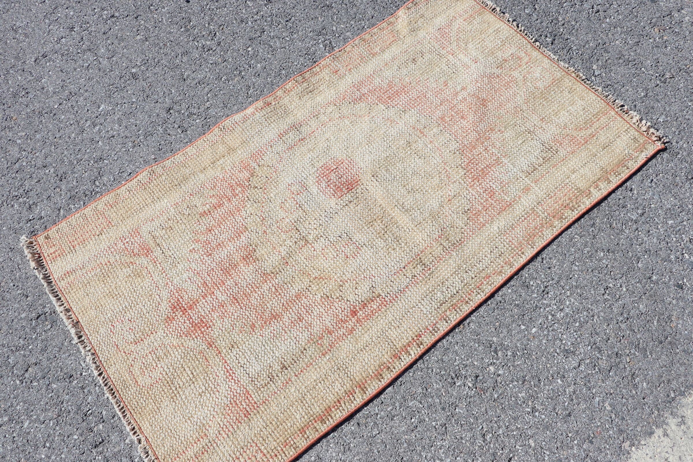 Bathroom Rugs, Beige Home Decor Rug, Moroccan Rug, 2.4x4.2 ft Small Rug, Turkish Rug, Car Mat Rug, Turkey Rug, Vintage Rug, Home Decor Rug