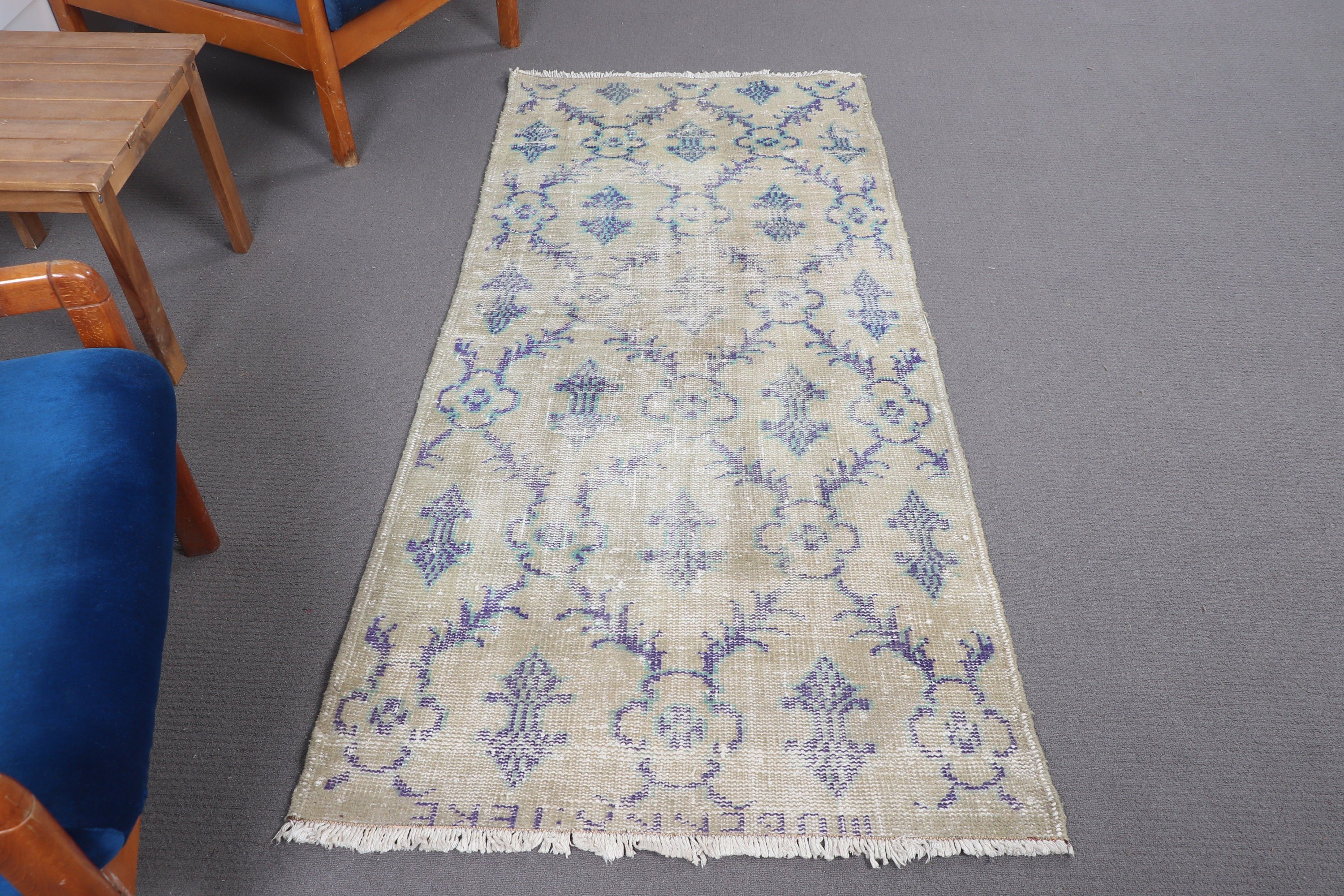 Bej Ev Dekorasyonu Halısı, Türk Halıları, Boho Vurgulu Halı, Mutfak Halısı, Açıklama Halıları, 2,9x6,2 ft Vurgulu Halı, Modern Halı, Vintage Halılar