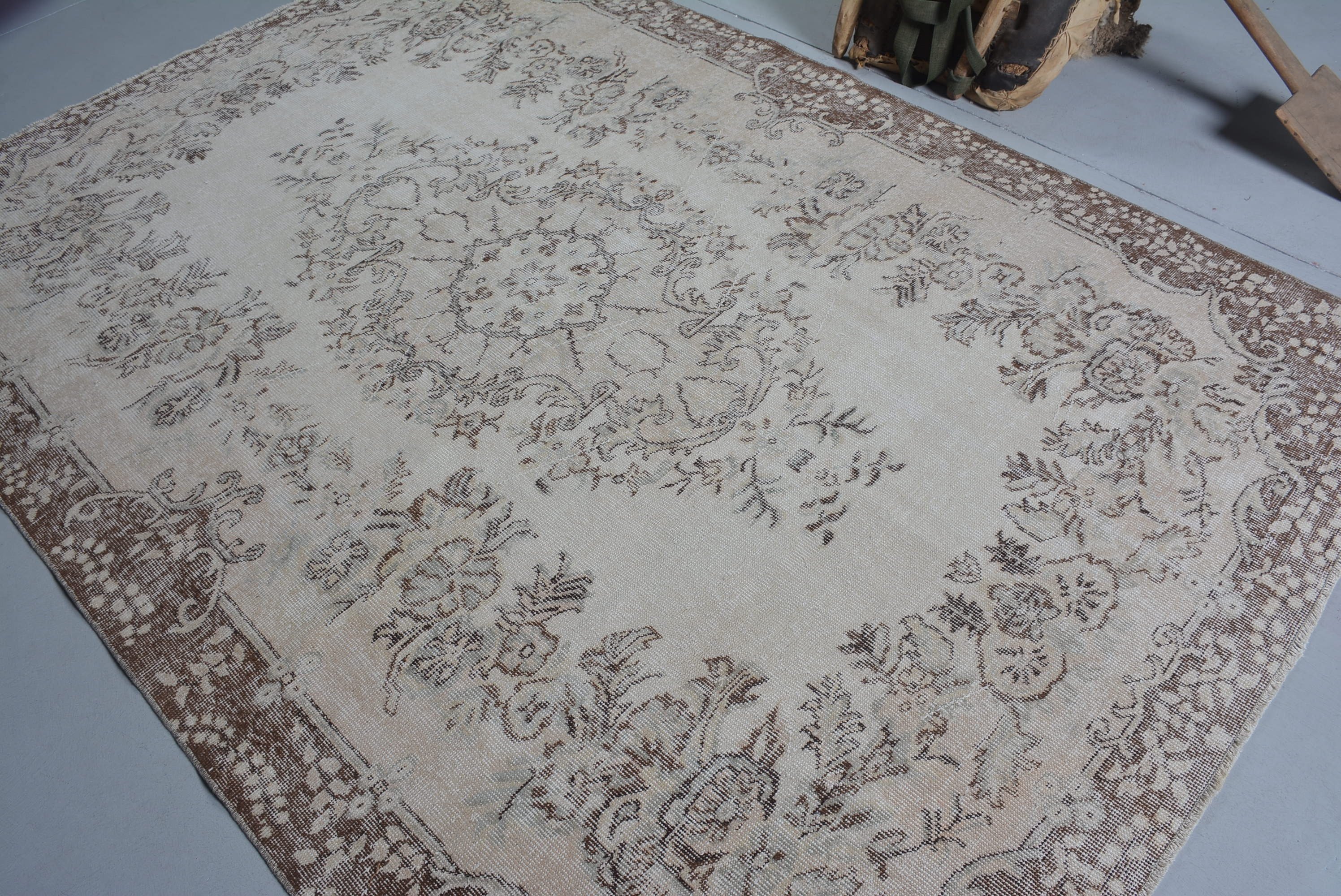 Living Room Rug, Anatolian Rug, Rugs for Living Room, 6.1x8.8 ft Large Rug, Vintage Rug, Large Wool Rug Rugs, Turkish Rug, Bedroom Rug