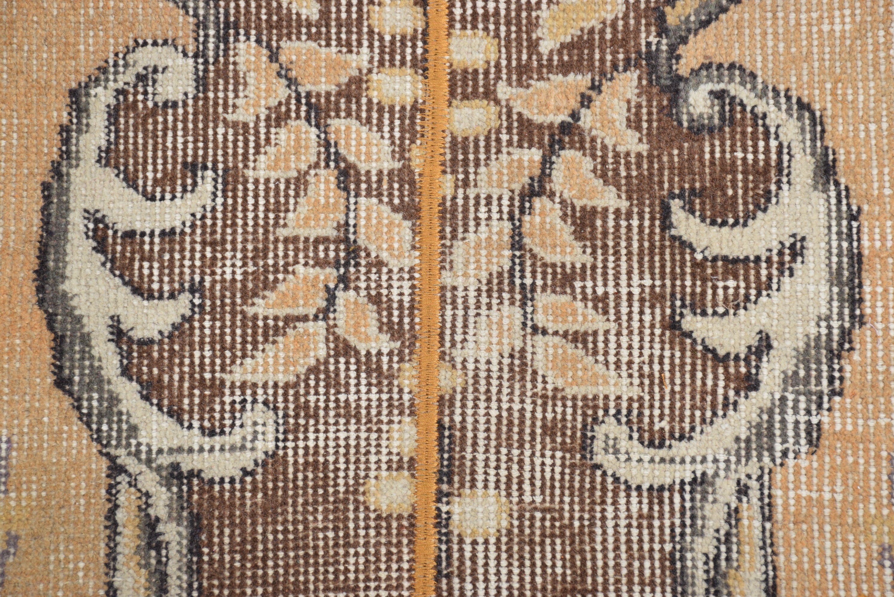 Kitchen Rugs, Bedroom Rug, Rugs for Kitchen, Beige Anatolian Rug, Vintage Rug, Cool Rugs, Bath Rug, 2.5x2.8 ft Small Rug, Turkish Rug