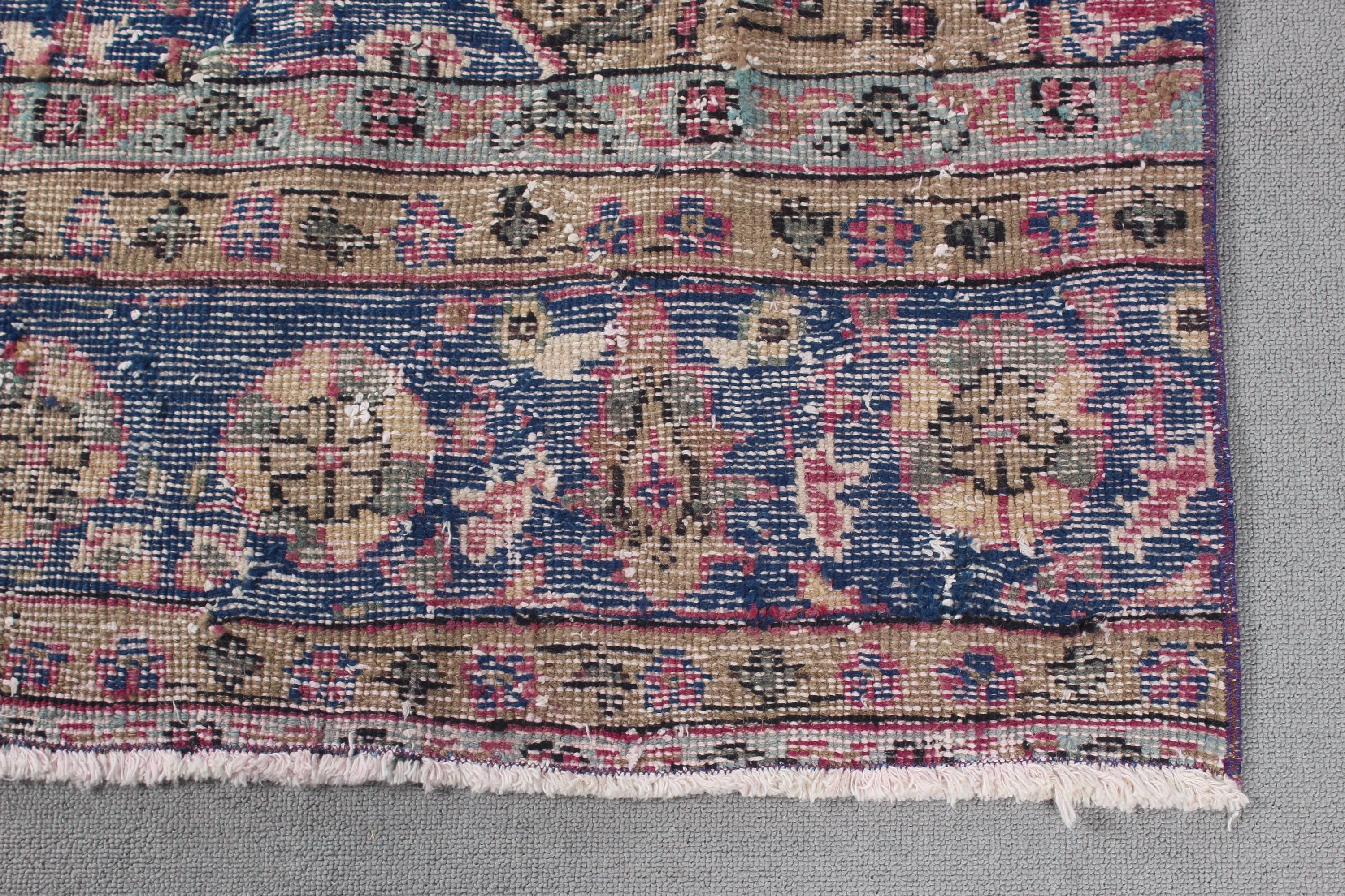 Kırmızı Nötr Halı, 4.6x10 ft Büyük Halılar, Fas Halıları, Yatak Odası Halısı, Türk Halıları, Vintage Halı, Geometrik Halılar, Modern Halı, Büyük Oushak Halıları