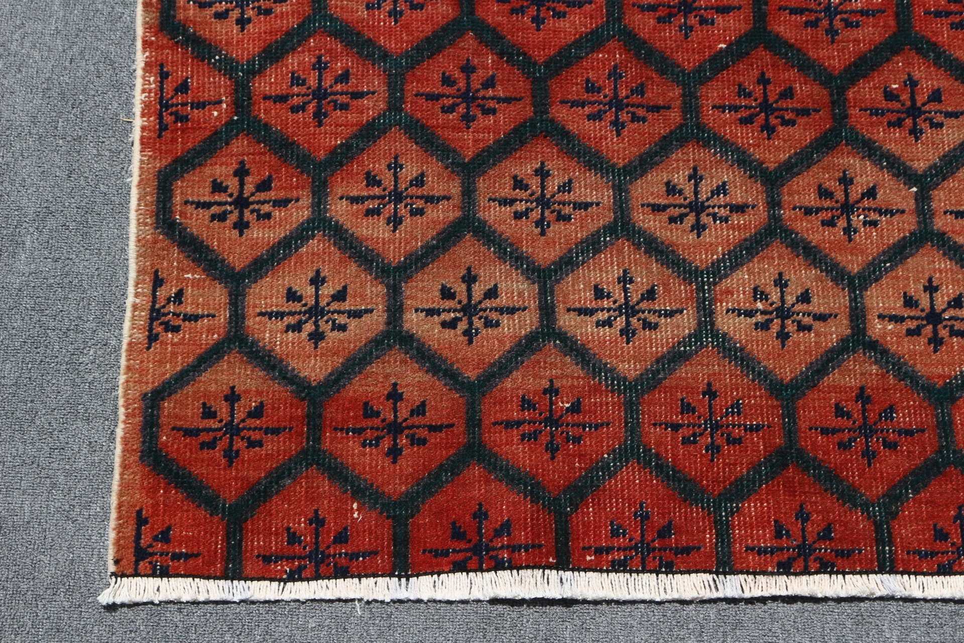 Bohemian Rug, Indoor Rugs, Vintage Rugs, 3.9x9.4 ft Area Rugs, Red Home Decor Rug, Oriental Rug, Floor Rug, Turkish Rugs, Dining Room Rug