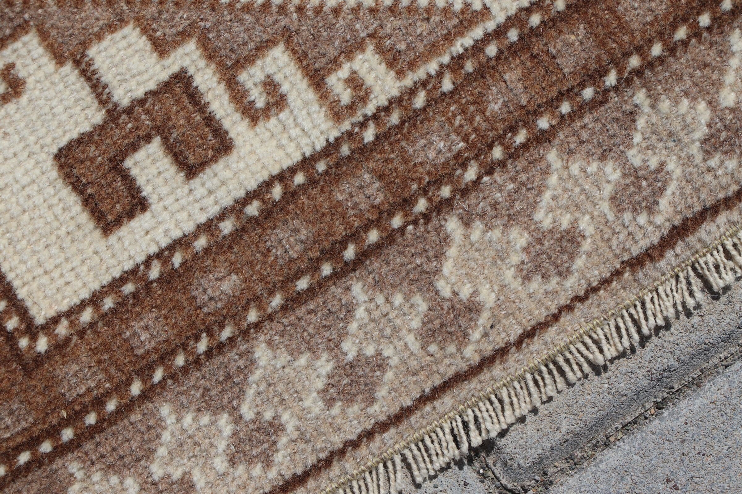 Salon Rug, Beige Moroccan Rug, 6.2x9.2 ft Large Rugs, Wool Rug, Aesthetic Rug, Dining Room Rugs, Turkish Rug, Anatolian Rugs, Vintage Rug