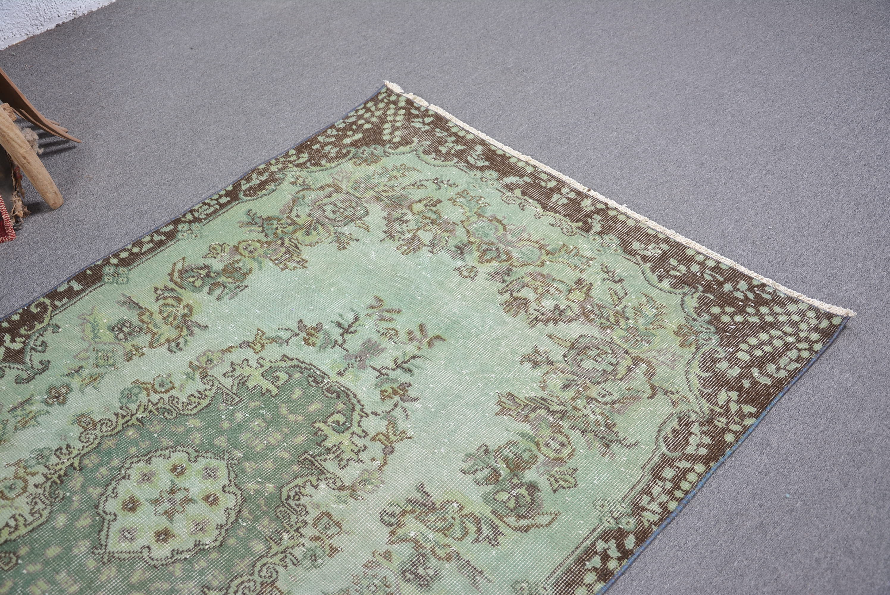 Moroccan Rug, Turkish Rugs, Abstract Rug, 3.6x6.4 ft Accent Rug, Vintage Rug, Kitchen Rugs, Bedroom Rug, Outdoor Rug, Rugs for Bedroom