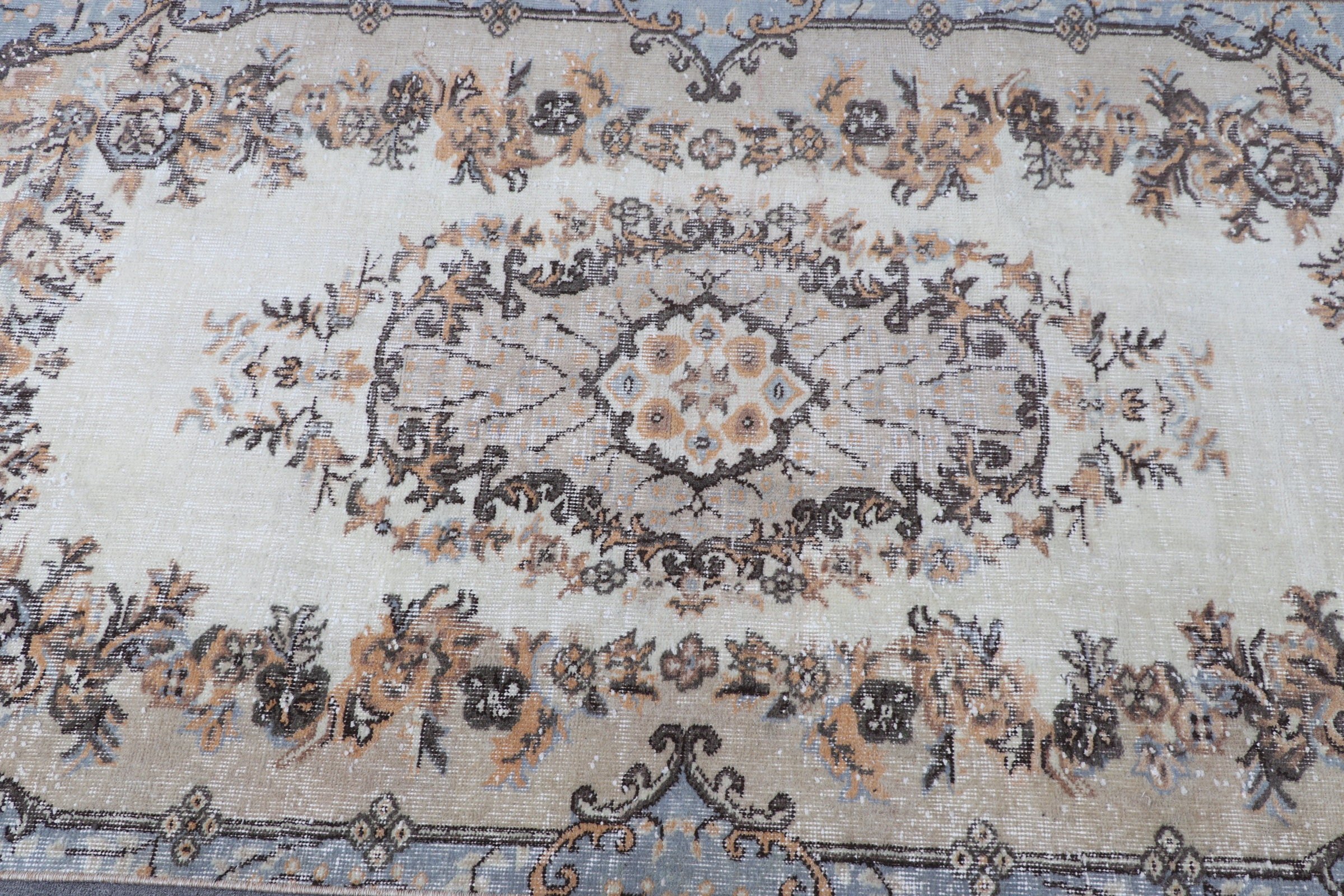 Giriş Halıları, Vintage Halılar, Çocuk Halısı, Mutfak Halıları, Havalı Halı, 3,6x6,6 ft Accent Halı, Eski Halı, Giriş Halısı, Bej Oushak Halı, Türk Halısı