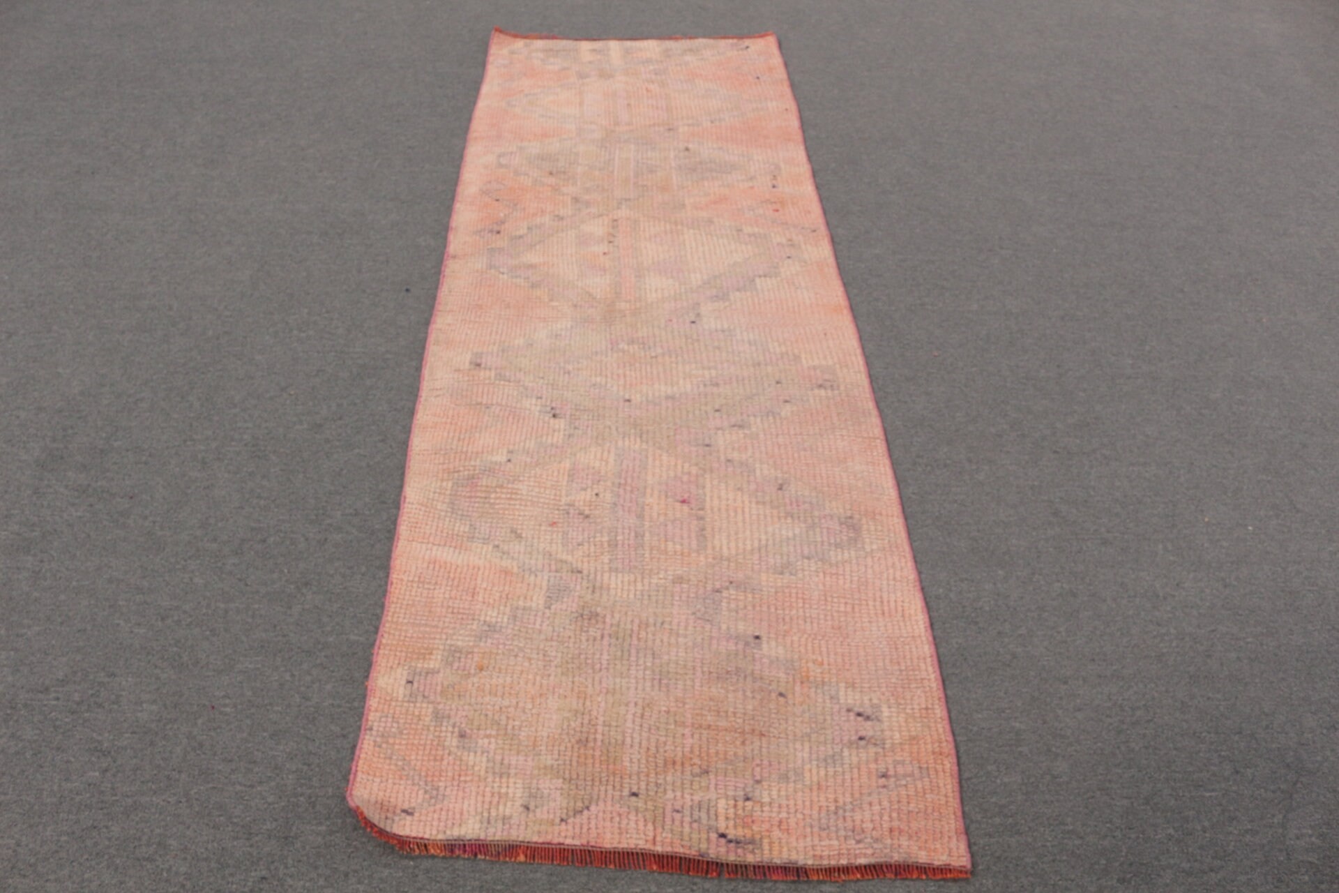 Ev Dekor Halısı, Mutfak Halısı, Mutfak Halıları, Türk Halıları, Turuncu Ev Dekor Halısı, 2.7x7.9 ft Runner Halıları, Vintage Halı, Anadolu Halıları