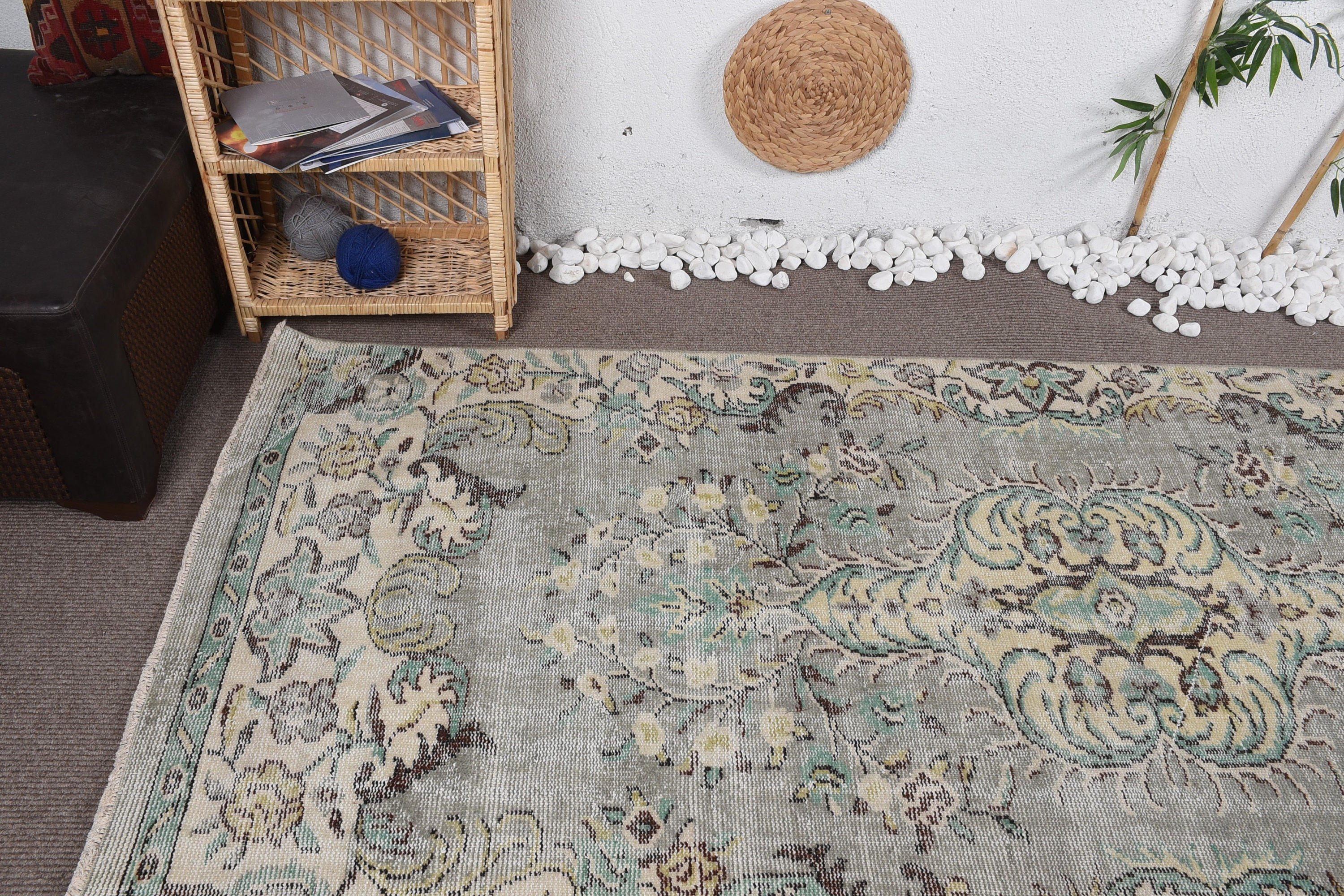 Living Room Rug, Vintage Decor Rugs, Rugs for Living Room, Vintage Rug, Moroccan Rug, 4.2x9.2 ft Area Rug, Turkish Rug, Home Decor Rugs