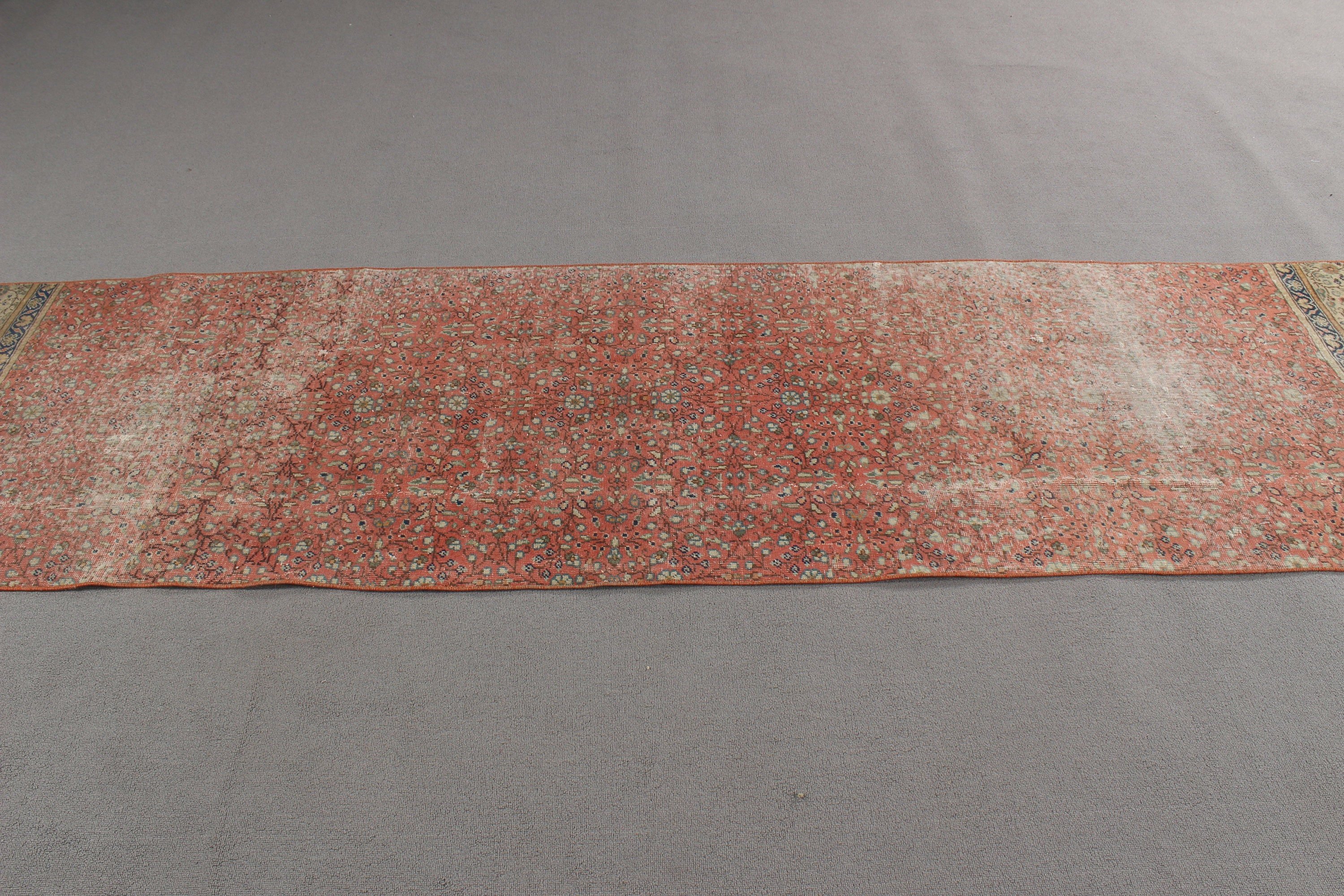 Boho Halı, Geometrik Halı, Türk Halıları, Beni Ourain Runner Halıları, 2.5x9.3 ft Runner Halısı, Vintage Halı, Anadolu Halıları, Bej Anadolu Halısı