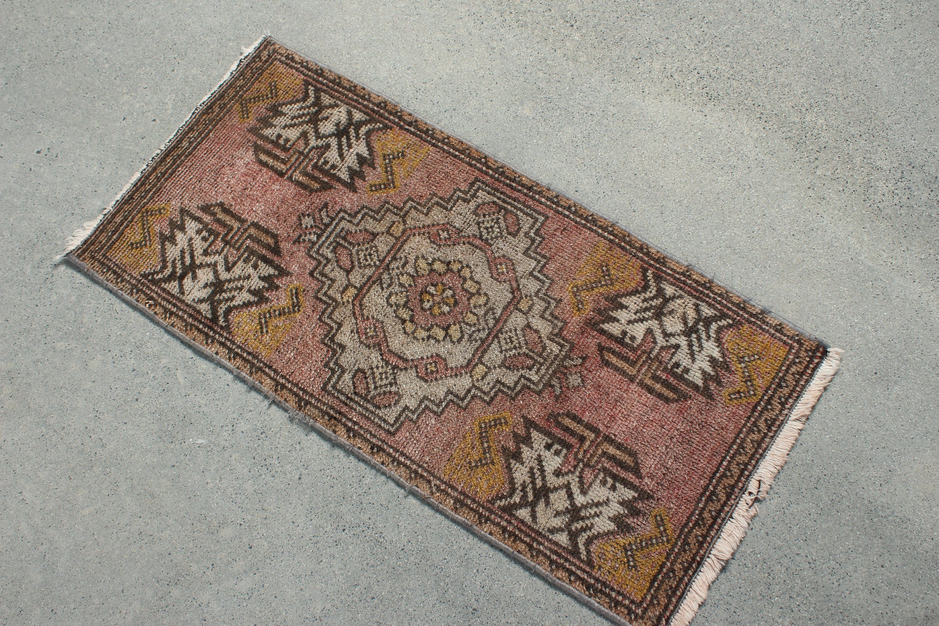 1.4x3.1 ft Small Rugs, Custom Rugs, Antique Rugs, Door Mat Rugs, Turkish Rug, Purple Floor Rugs, Wall Hanging Rug, Floor Rug, Vintage Rugs